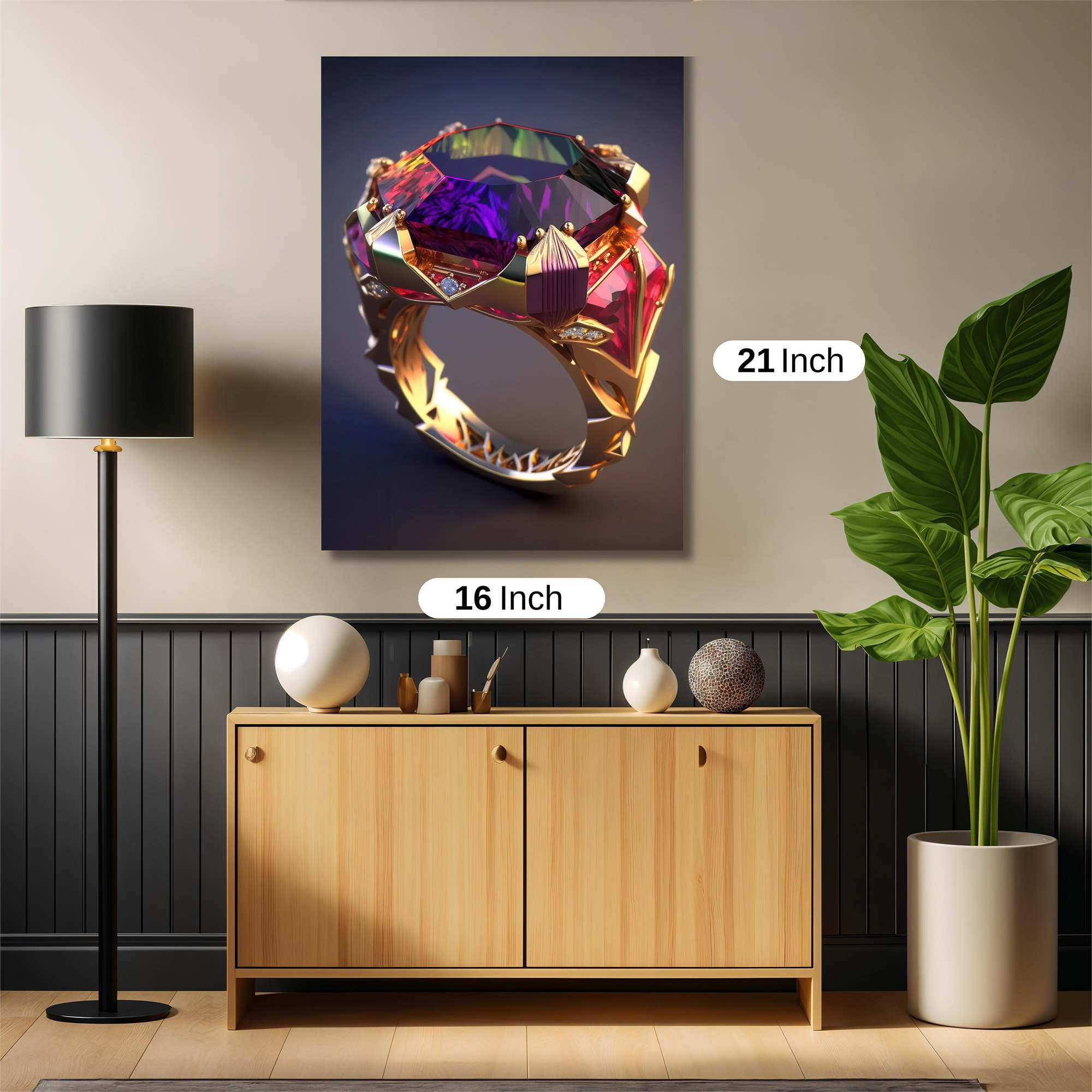 Amethyst Enigma Safe Wall Magnetic / M