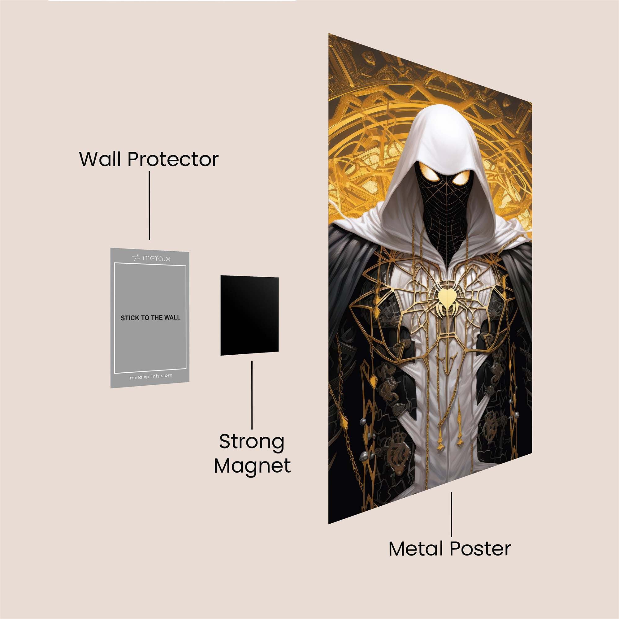 Shadow Enigma Safe Wall Magnetic / M