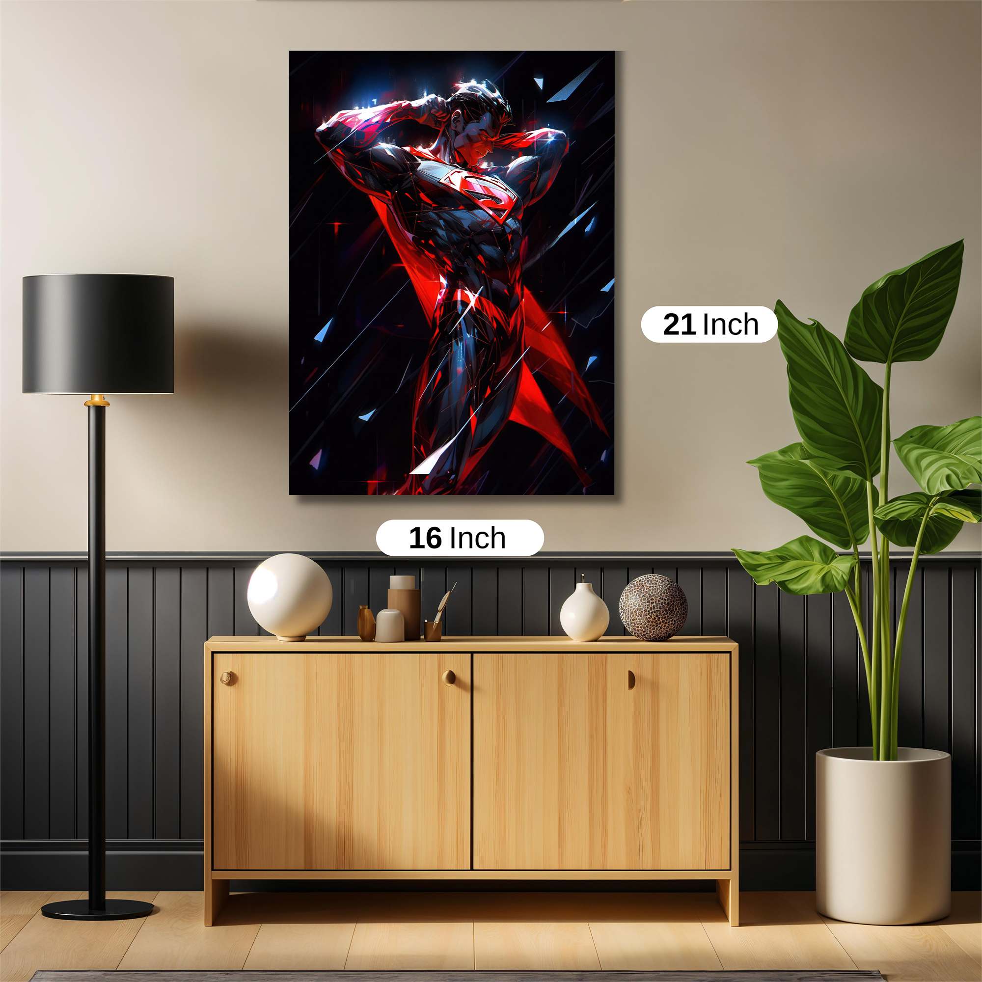 Superman Triumphant Safe Wall Magnetic / M