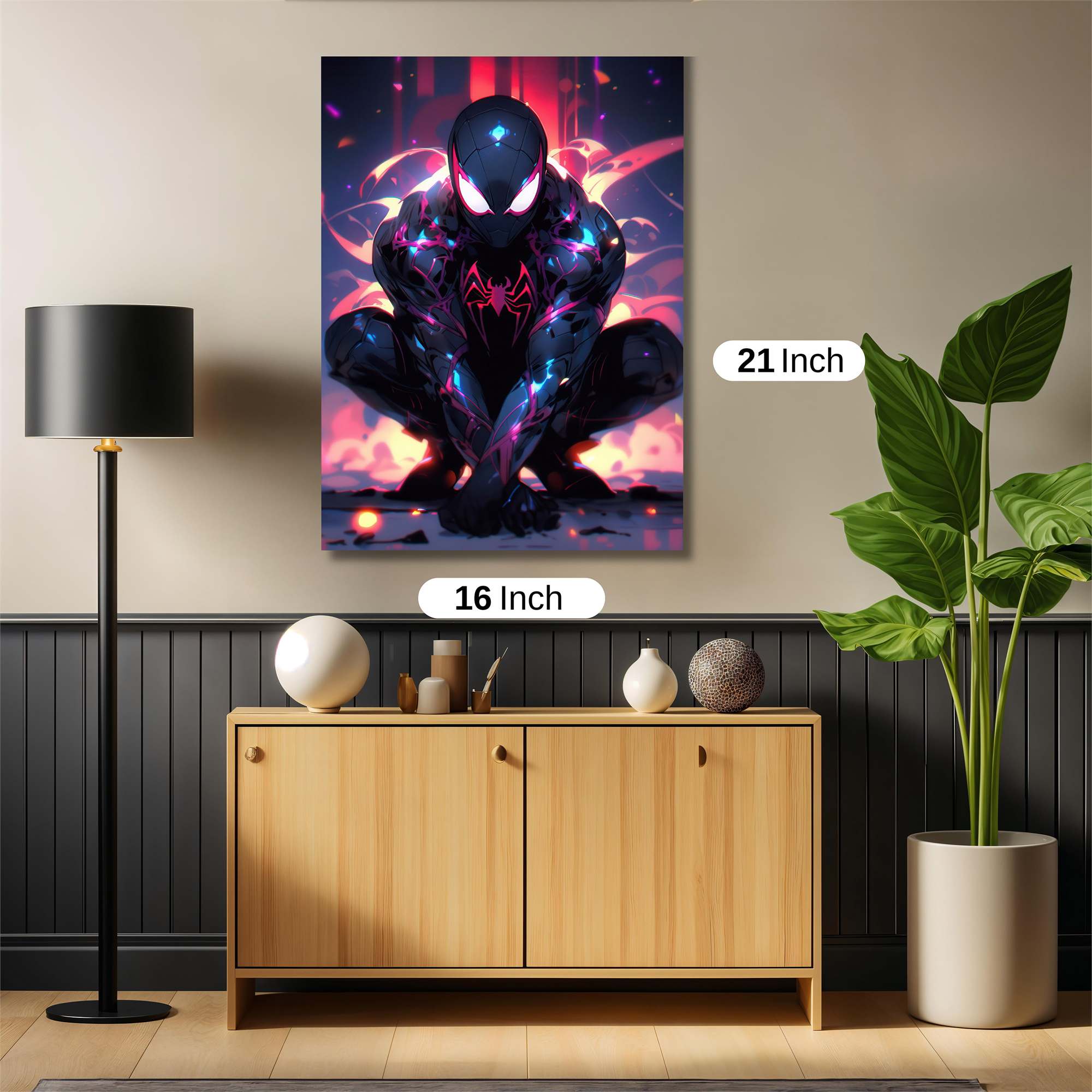 Spider-Man Intense Safe Wall Magnetic / M