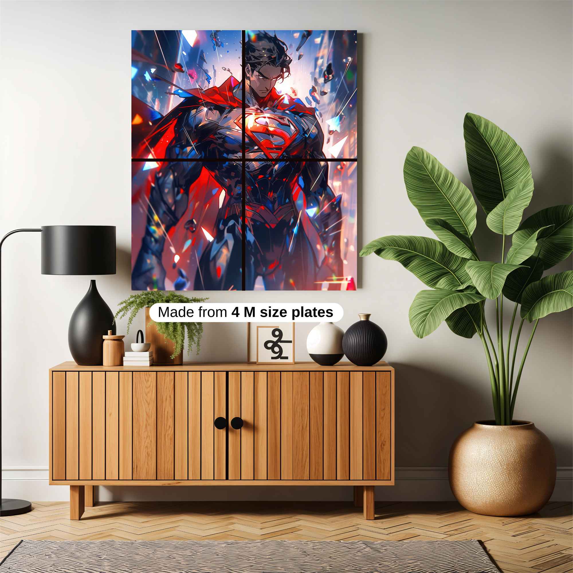 Superman Radiant Safe Wall Magnetic / M