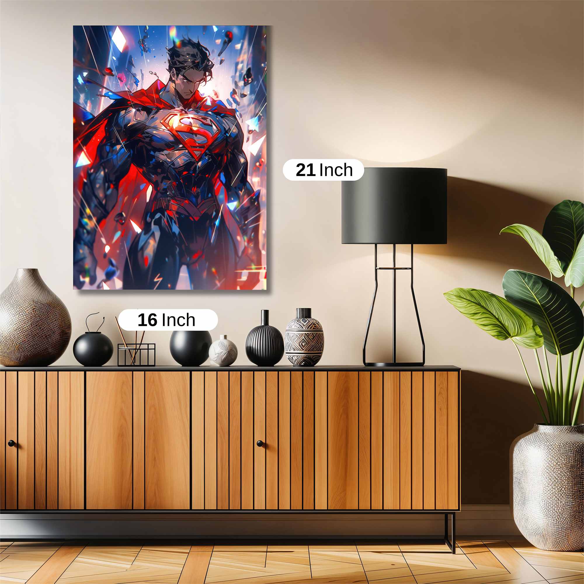 Superman Radiant Safe Wall Magnetic / M