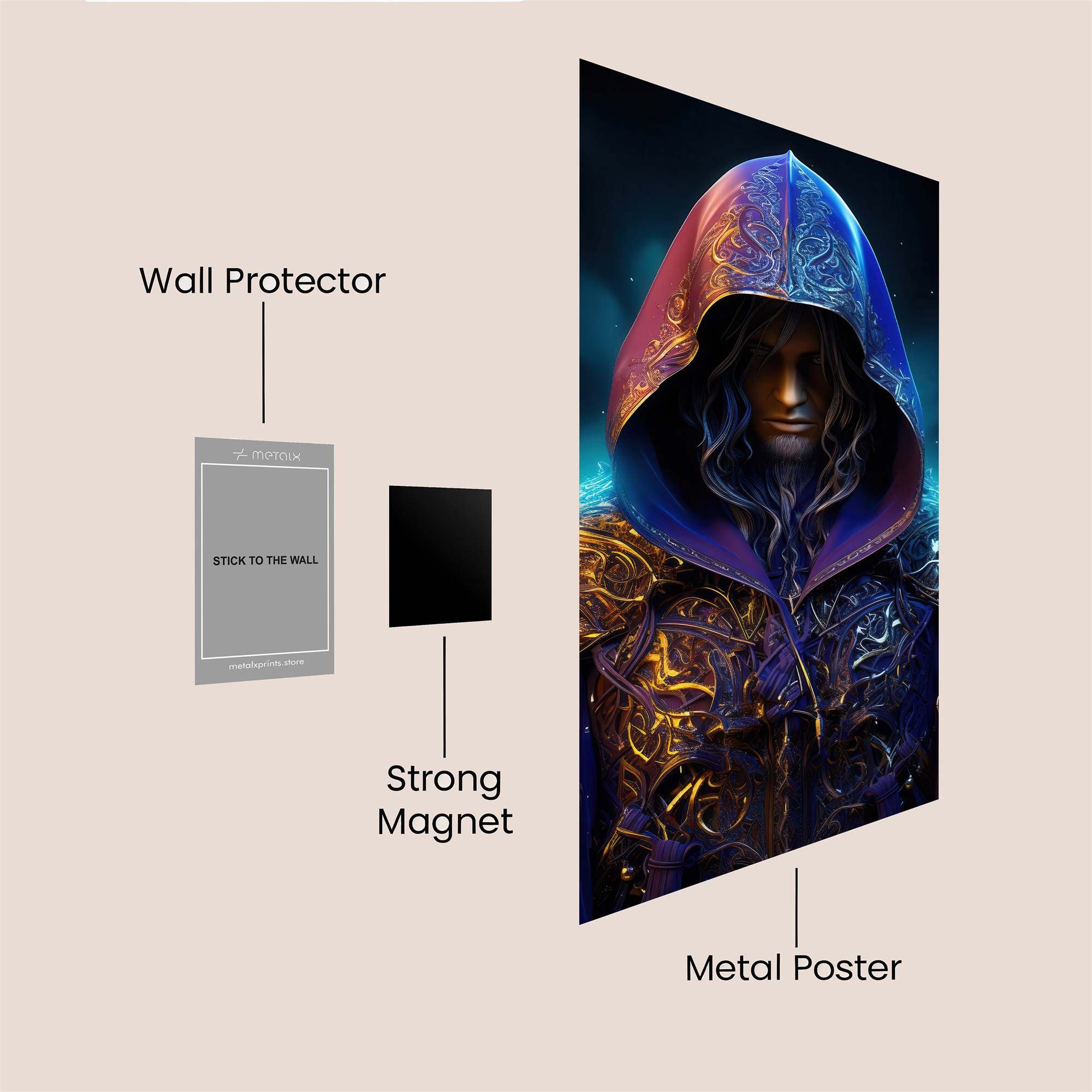 Mystic Enigma Safe Wall Magnetic / M