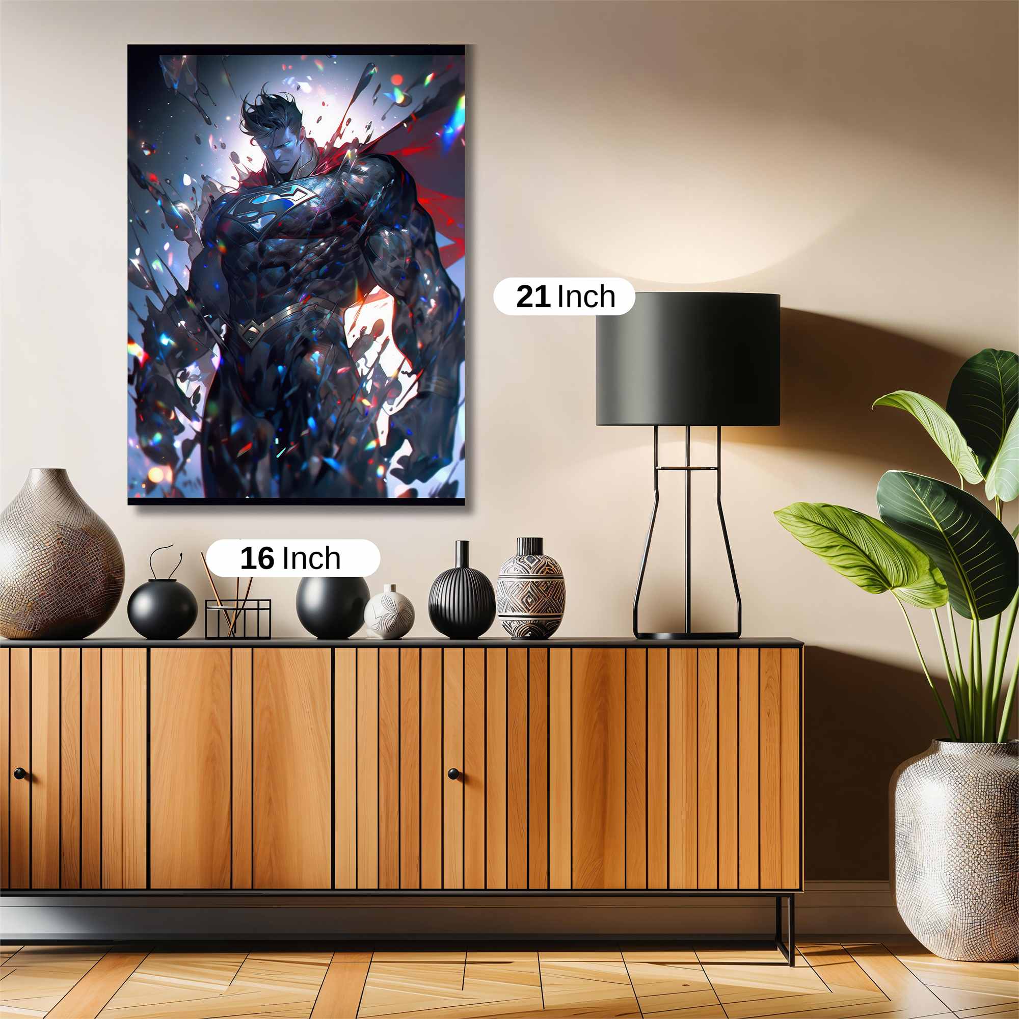 Superman Shattered Safe Wall Magnetic / M