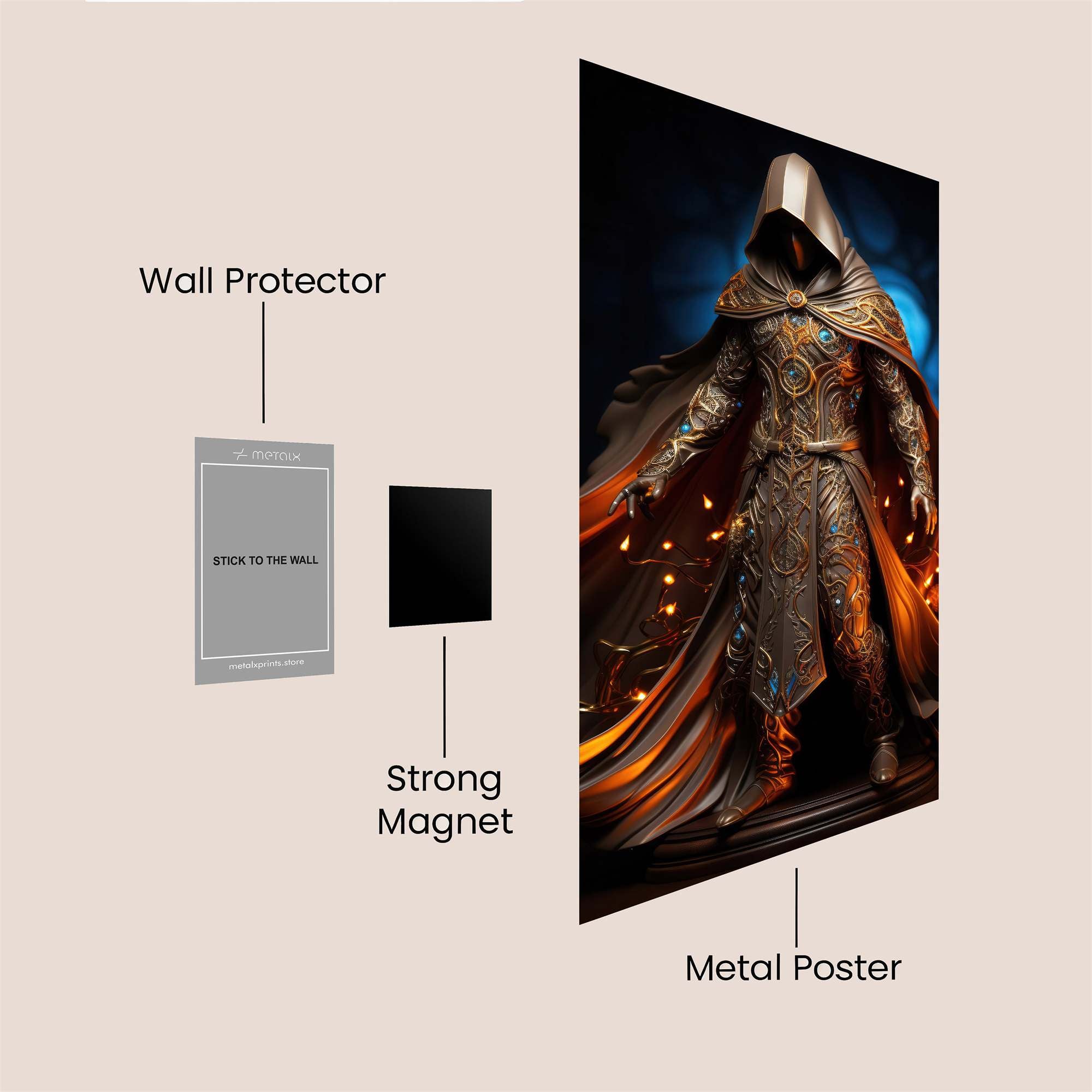 Mage Enigma Safe Wall Magnetic / M