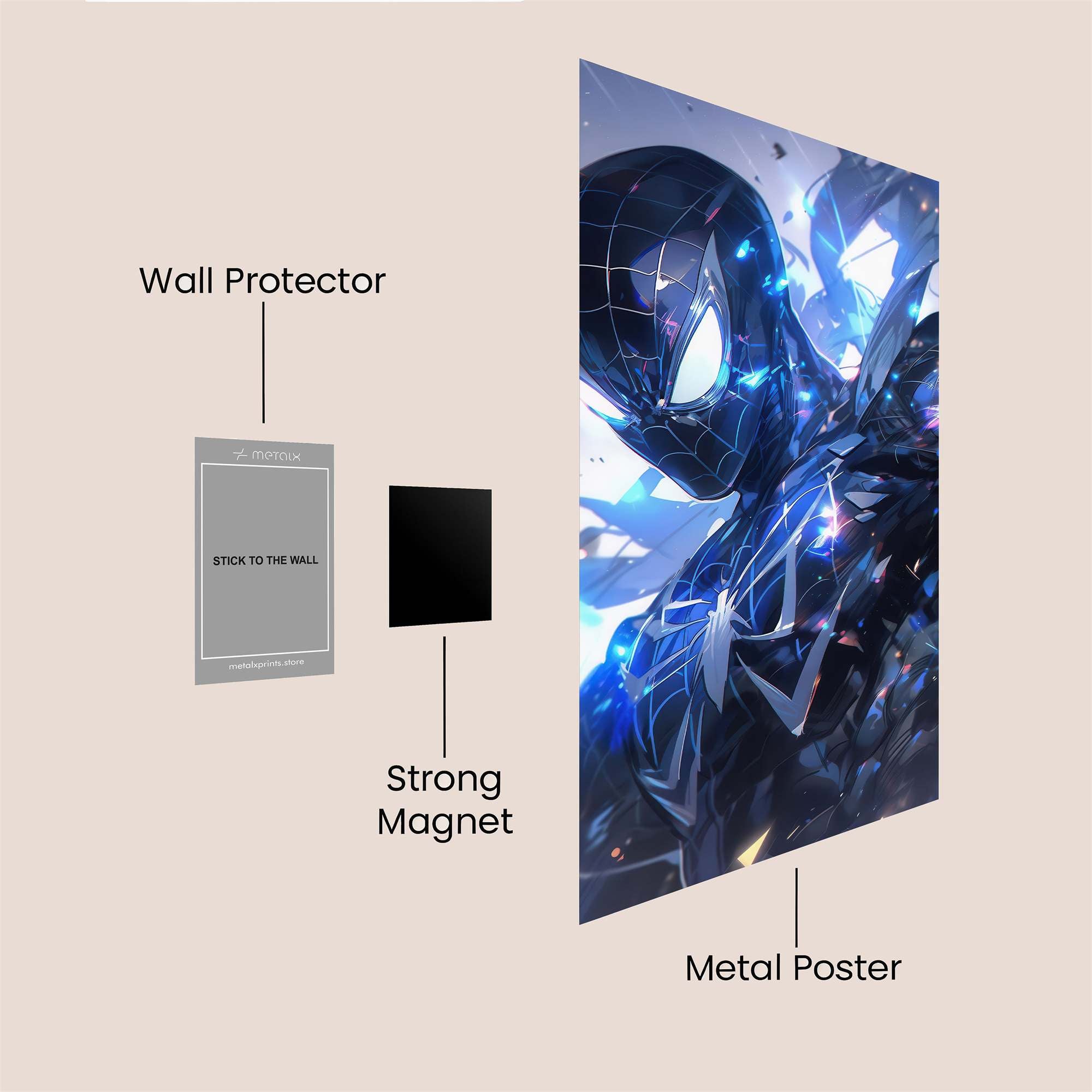 Spider Radiant Safe Wall Magnetic / M