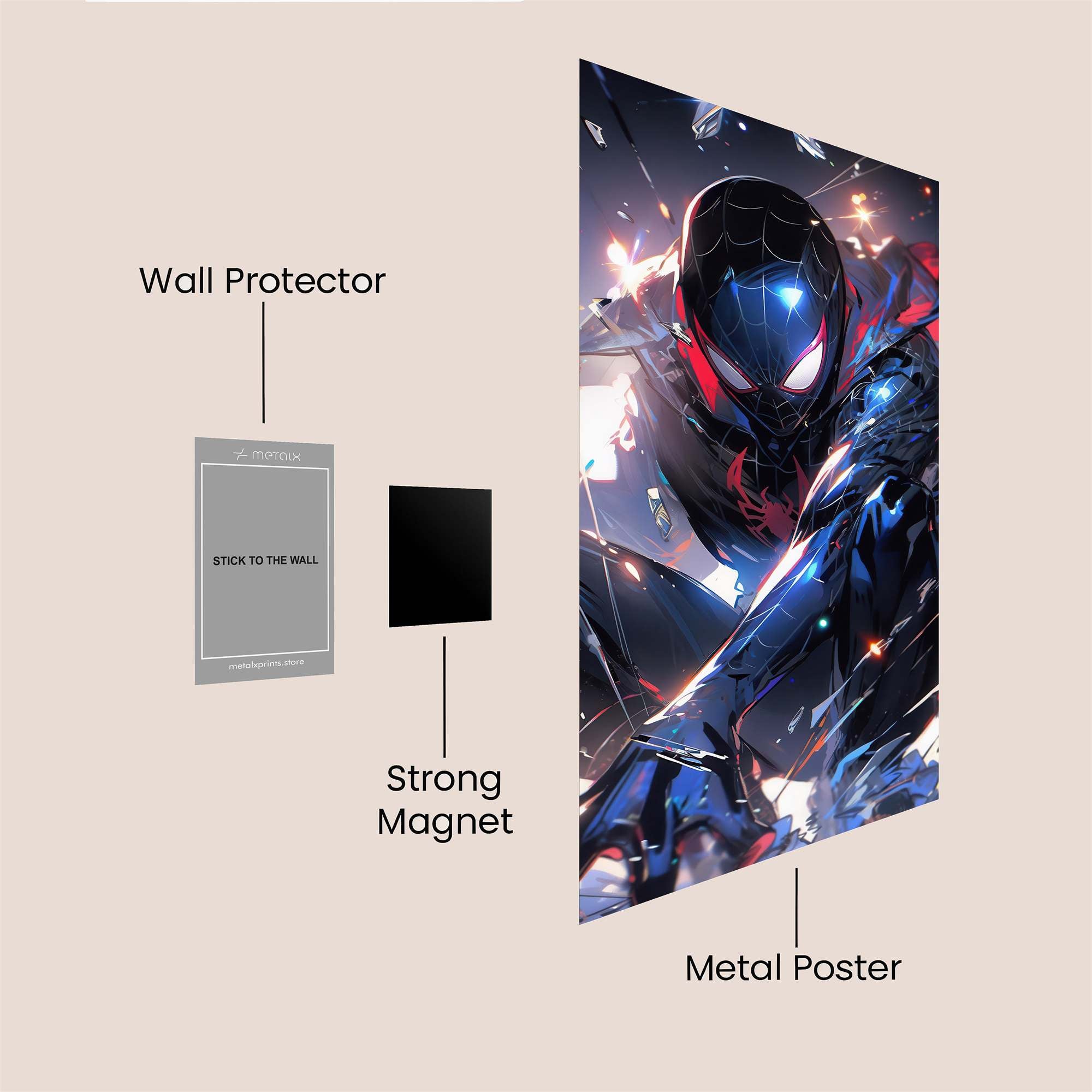 Miles Majestic Safe Wall Magnetic / M