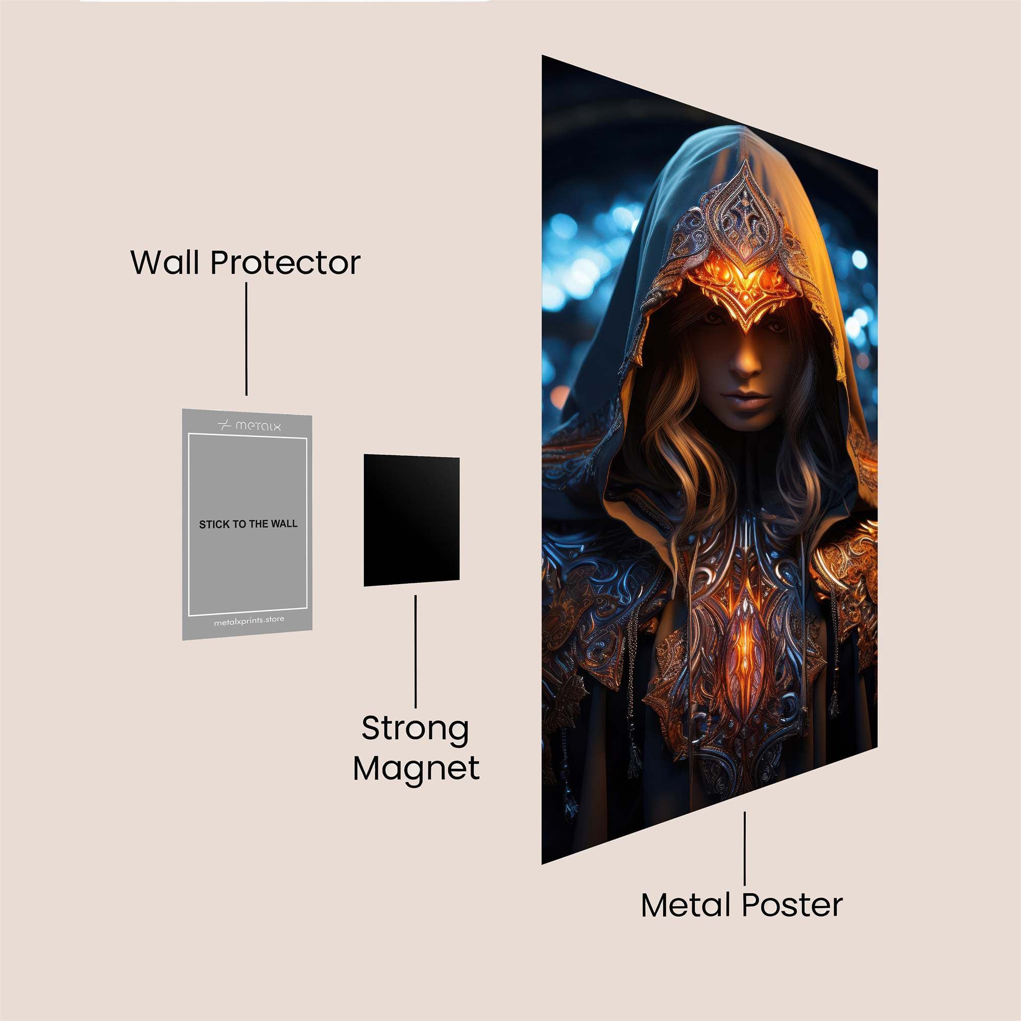 Mystic Enigma Safe Wall Magnetic / M