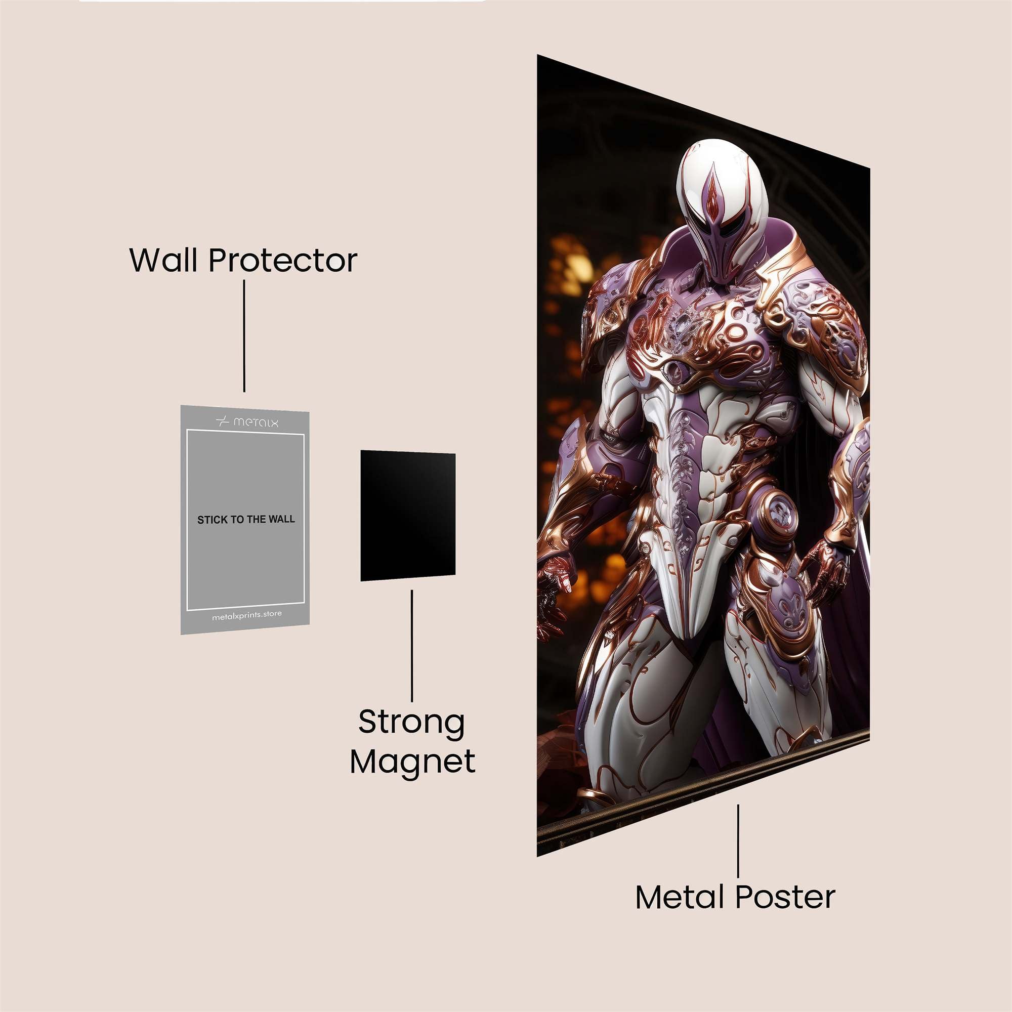 Knight Regal Safe Wall Magnetic / M