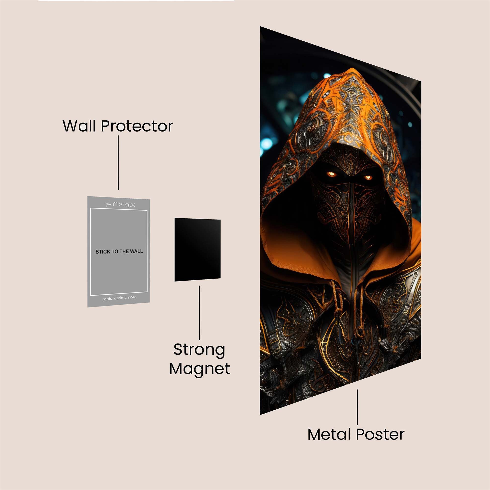 Assassin Intrigue Safe Wall Magnetic / M