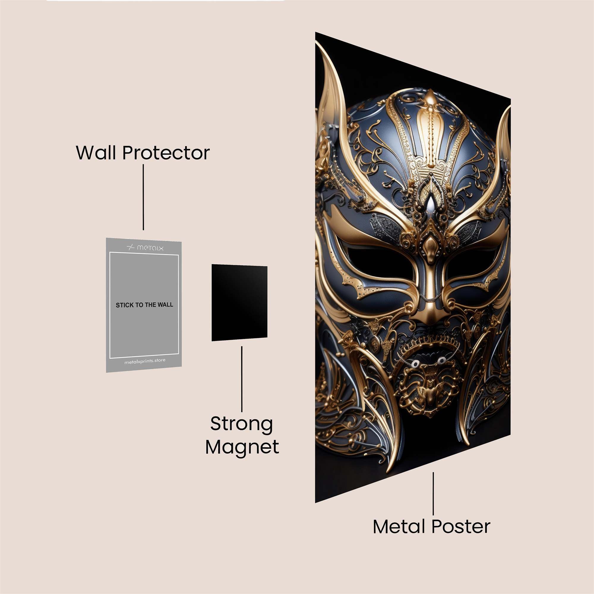 Warrior Enigma Safe Wall Magnetic / M