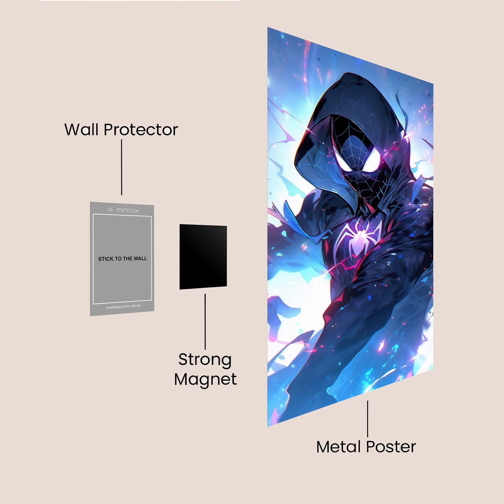 Spider Radiance Safe Wall Magnetic / M