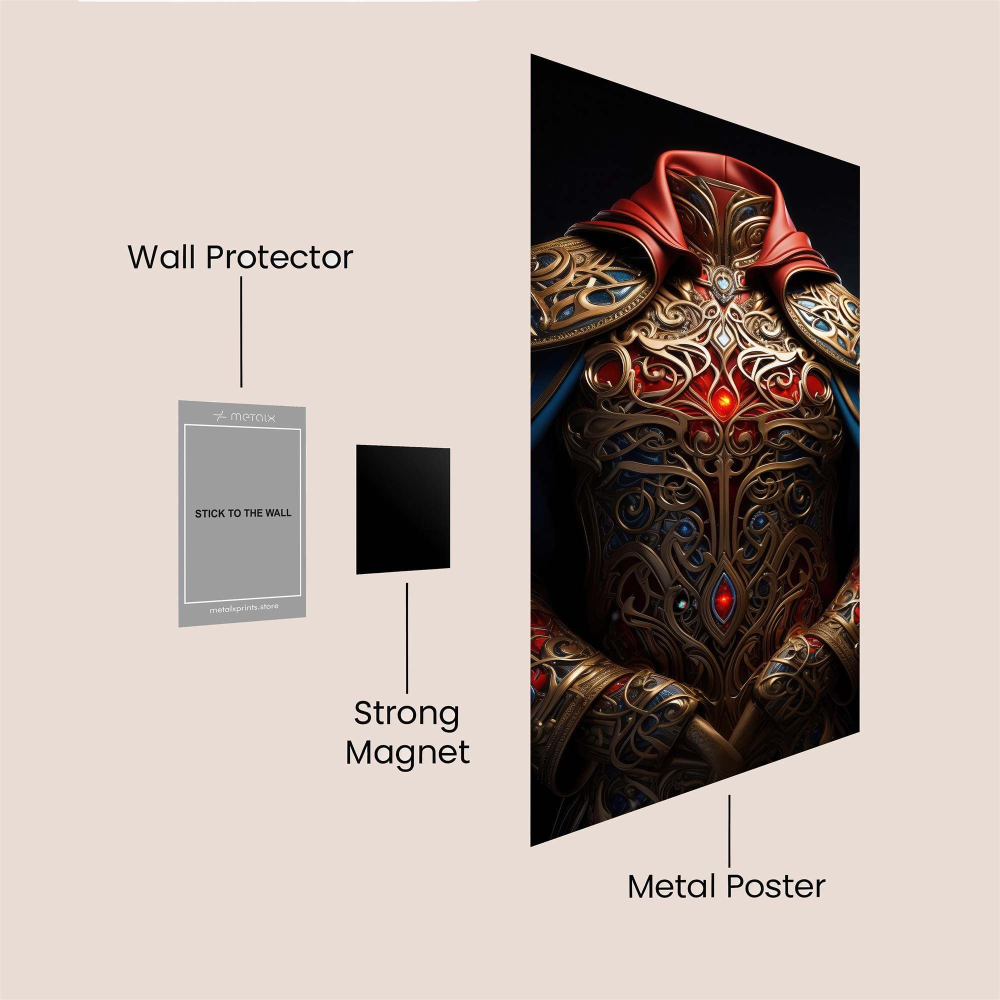 Knightly Radiance Safe Wall Magnetic / M