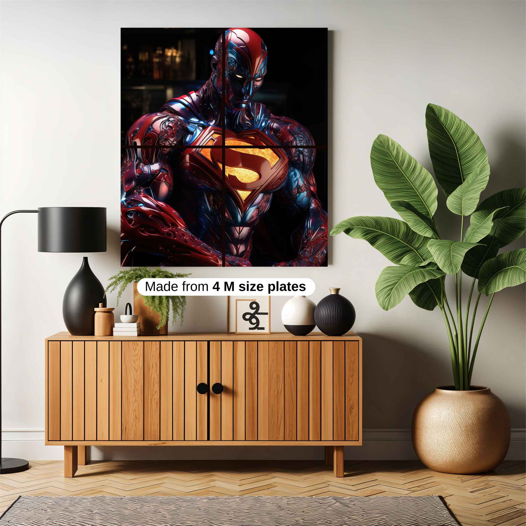 Superman Sinister Safe Wall Magnetic / M