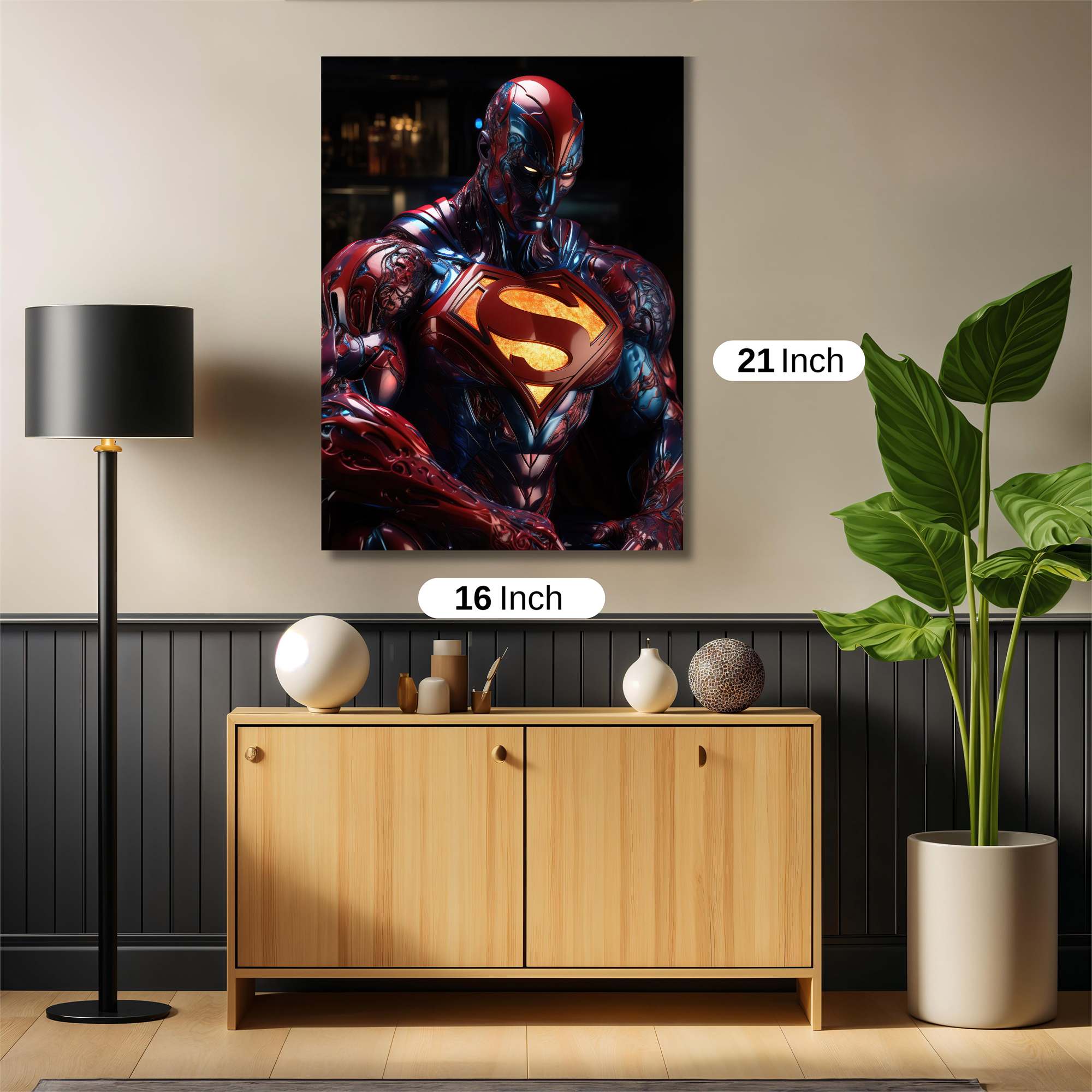 Superman Sinister Safe Wall Magnetic / M