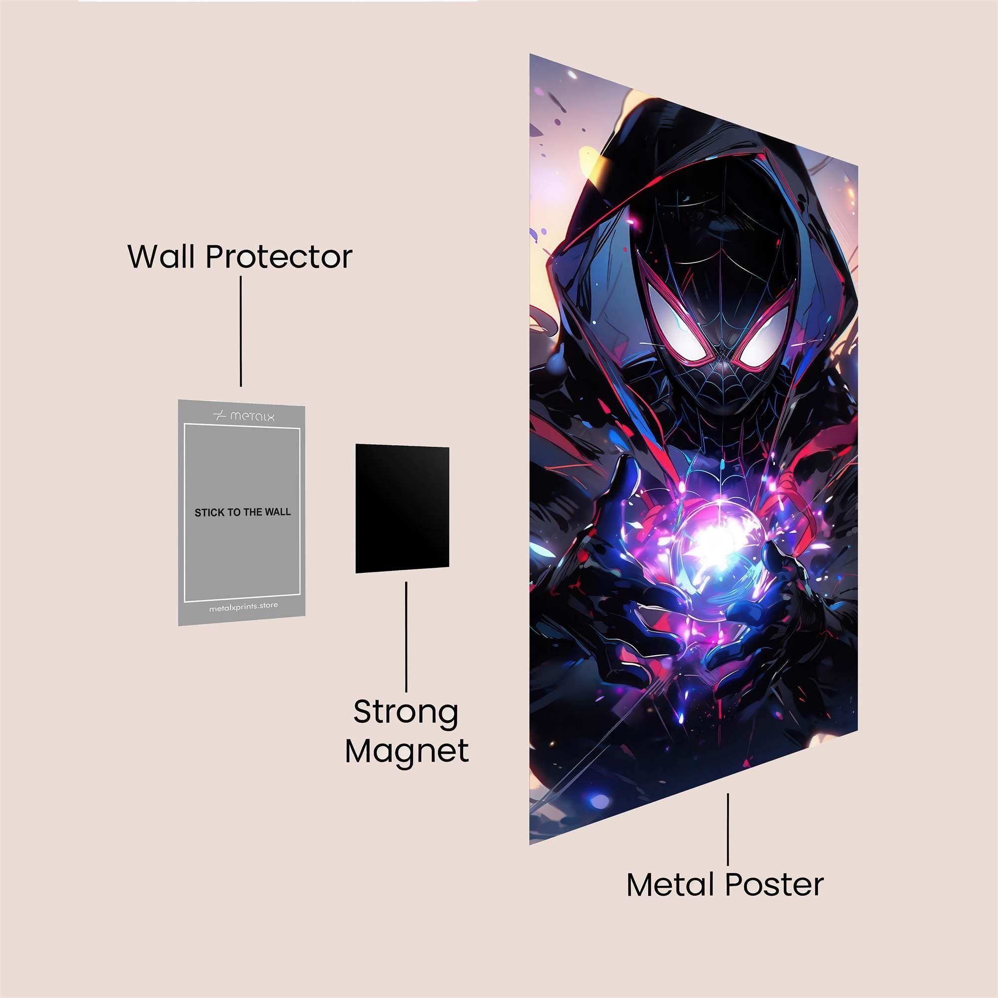 Spider Mystic Safe Wall Magnetic / M