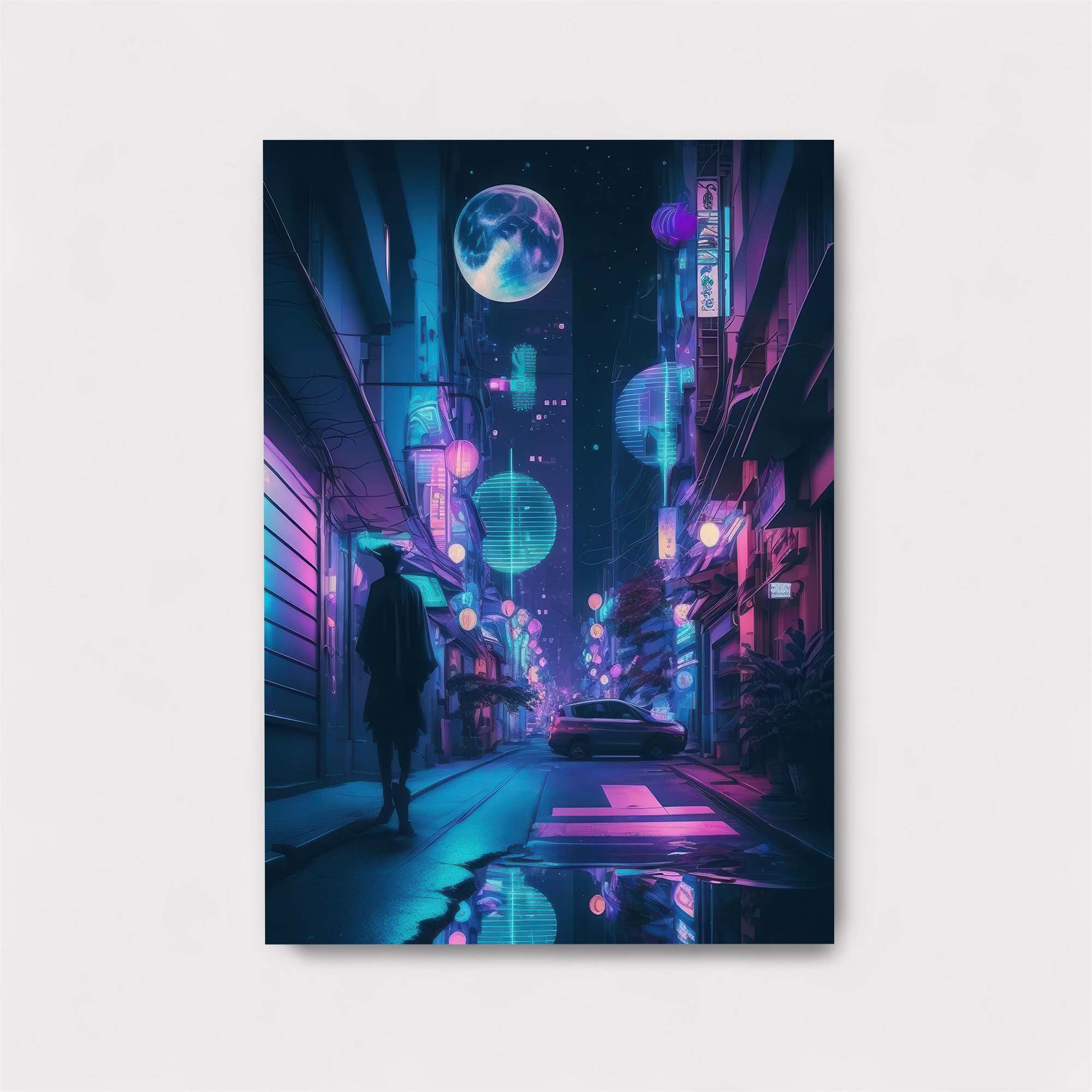 Neon Solitude Safe Wall Magnetic / M