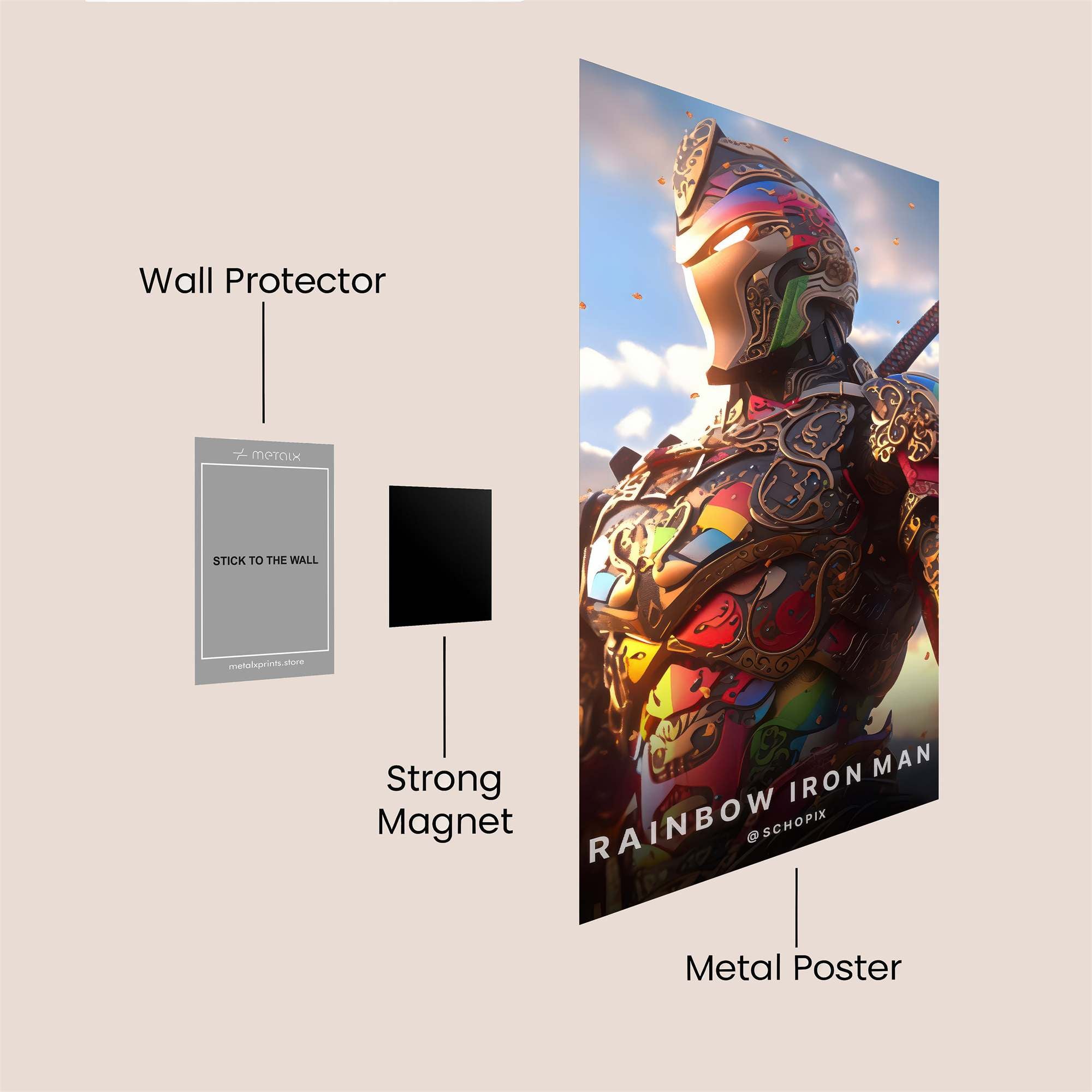 Mandalorian Resolute Safe Wall Magnetic / M