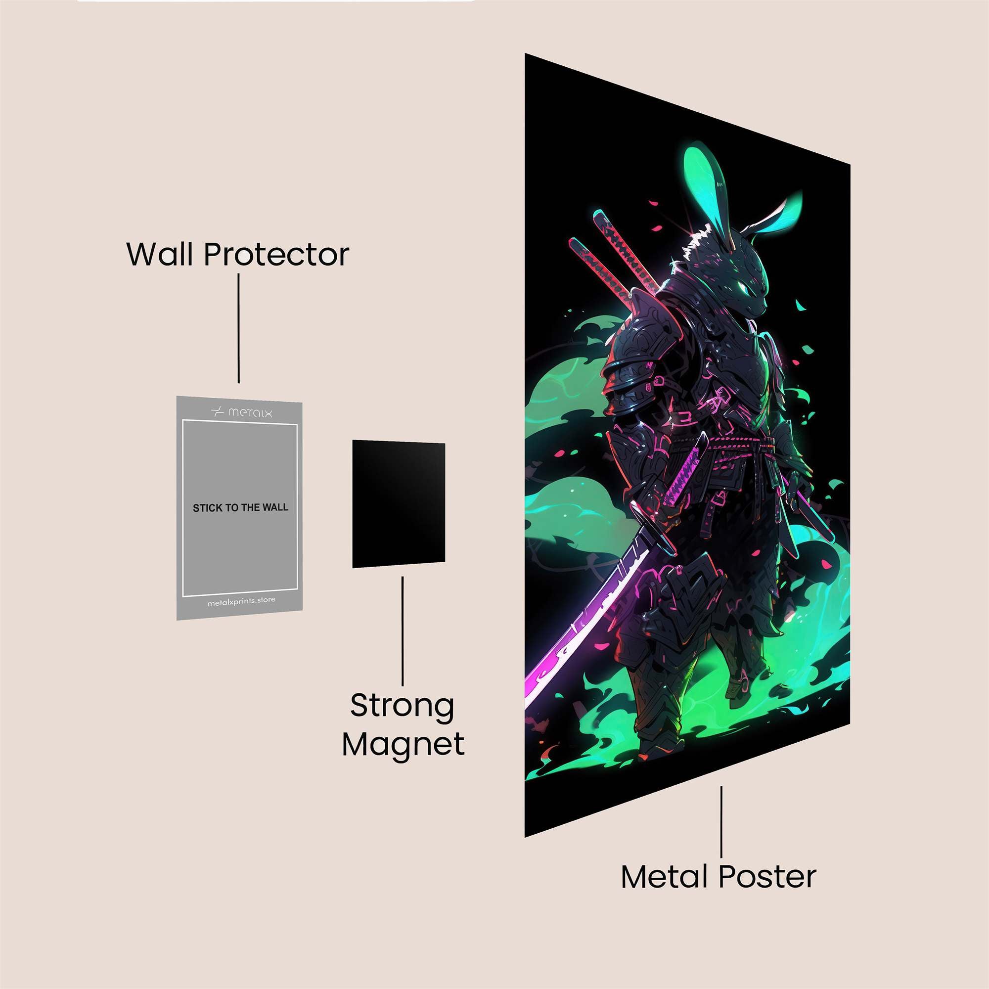 Samurai Serenity Safe Wall Magnetic / M