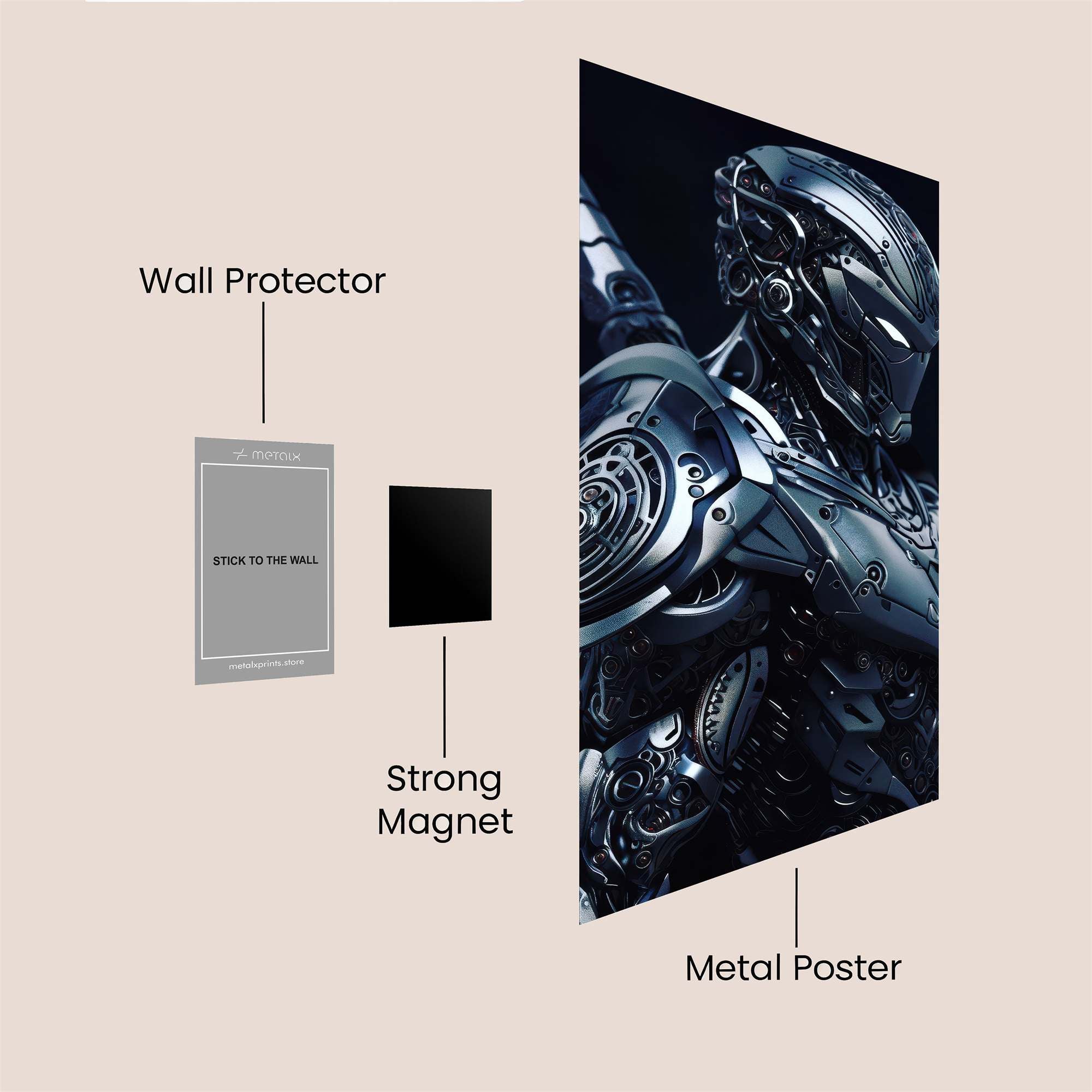 Samurai Serenity Safe Wall Magnetic / M