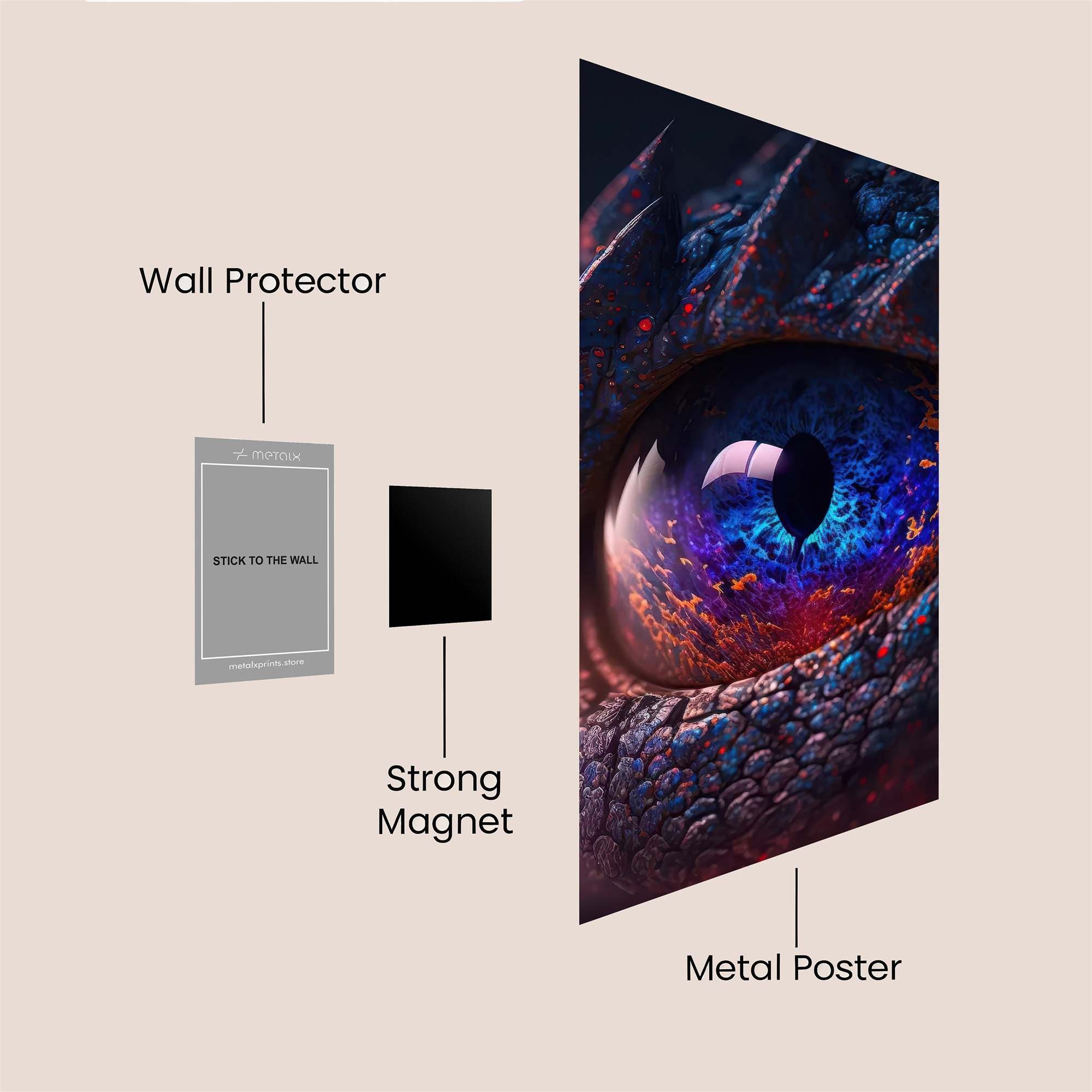 Dragon Enigma Safe Wall Magnetic / M