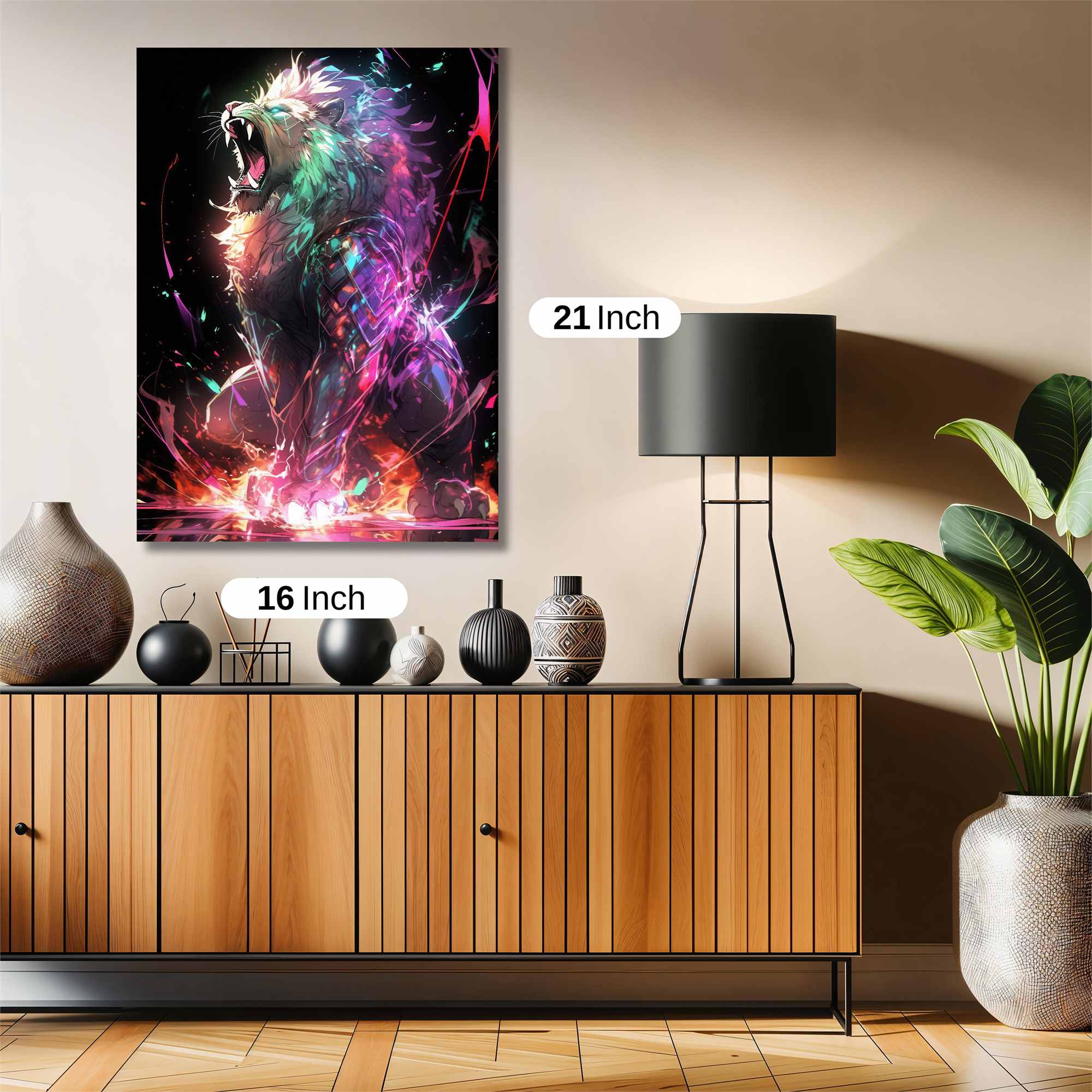 Lion Radiant Safe Wall Magnetic / M