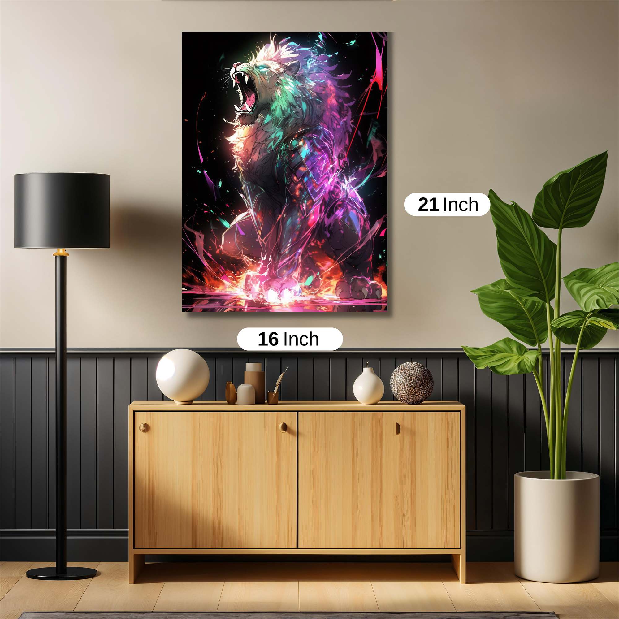 Lion Radiant Safe Wall Magnetic / M