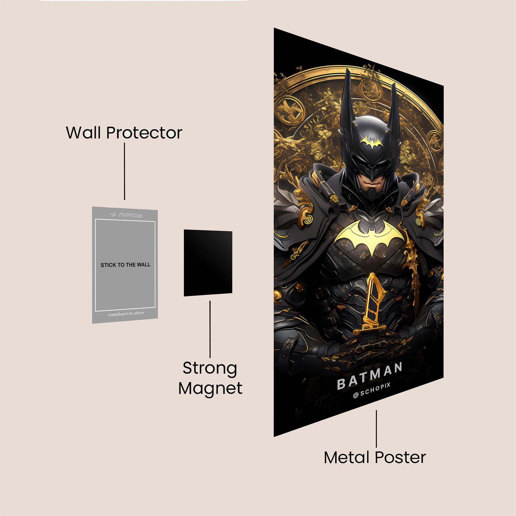 Mandalorian Radiant Safe Wall Magnetic / M