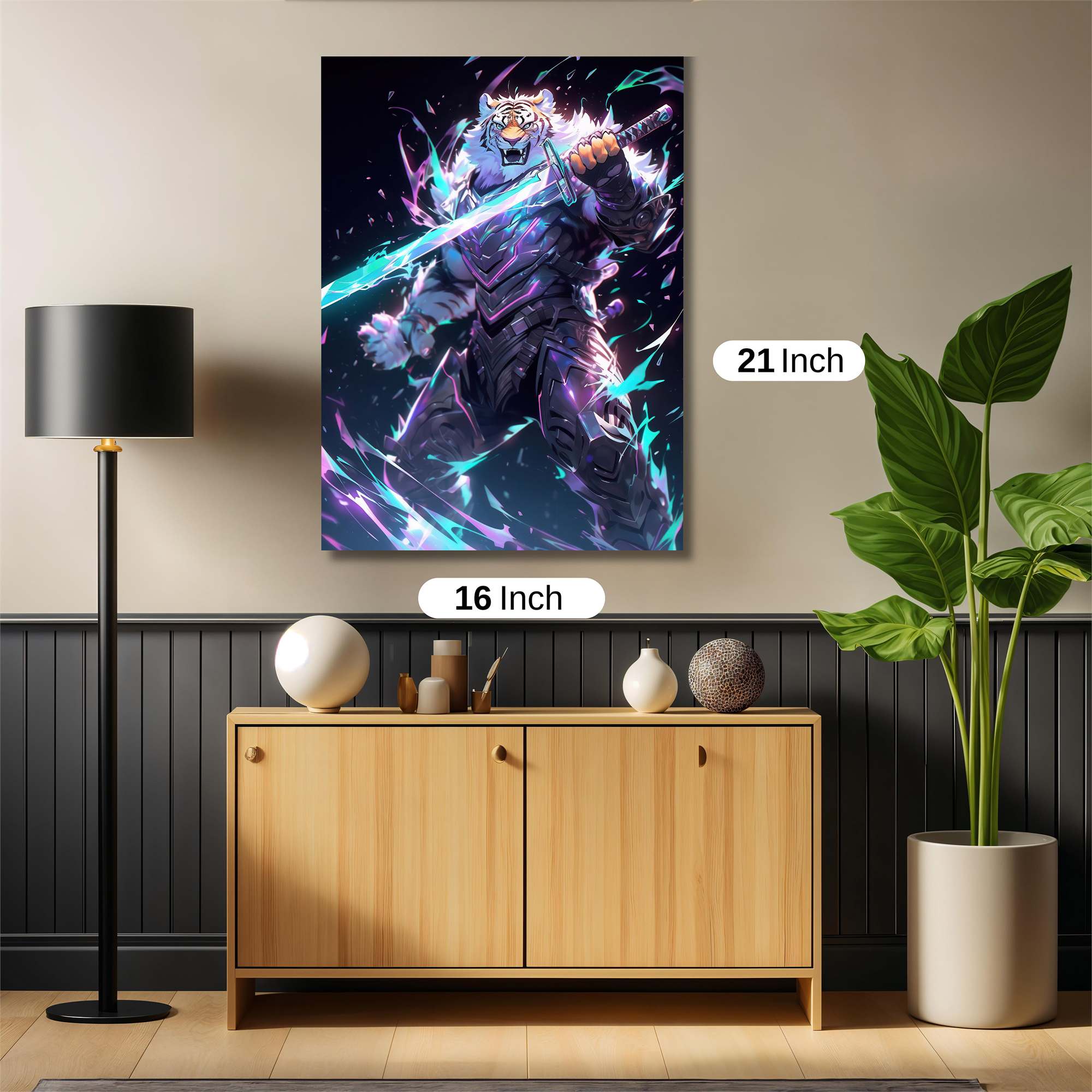 Tiger Fury Safe Wall Magnetic / M