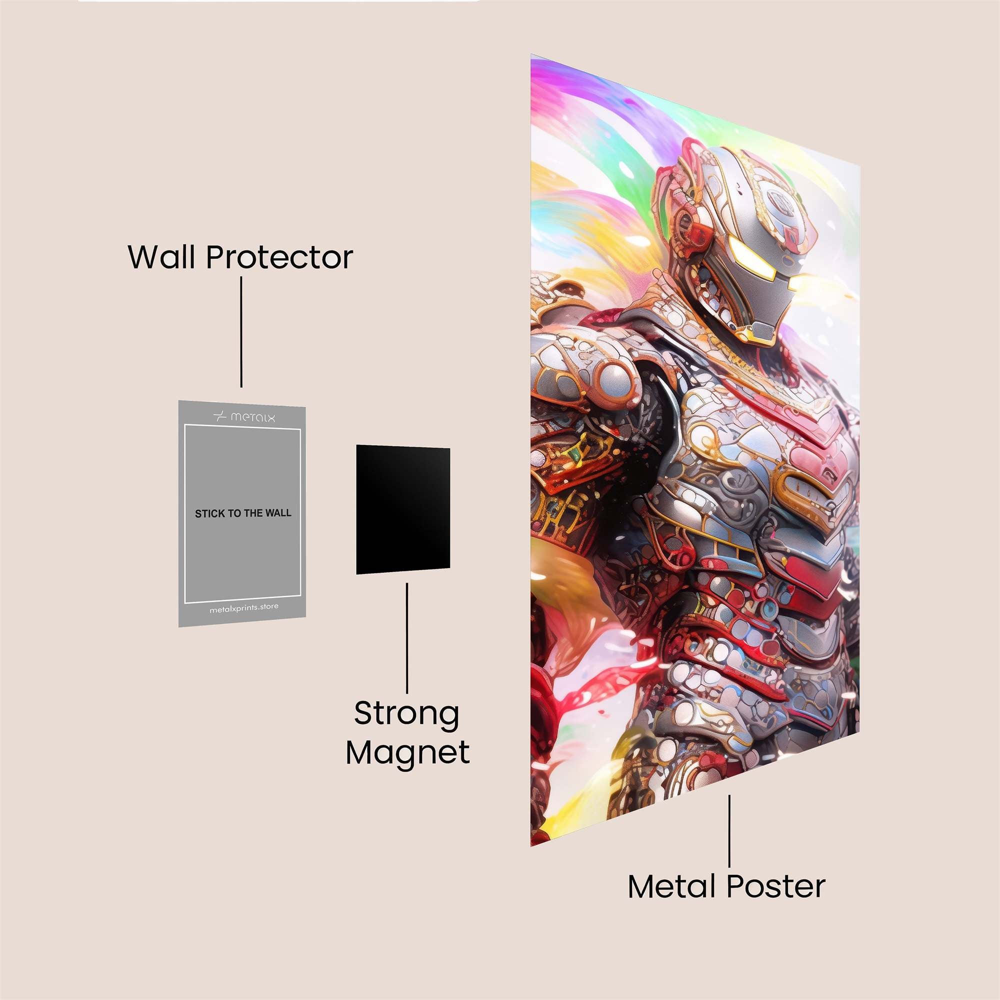IronFestive Safe Wall Magnetic / M