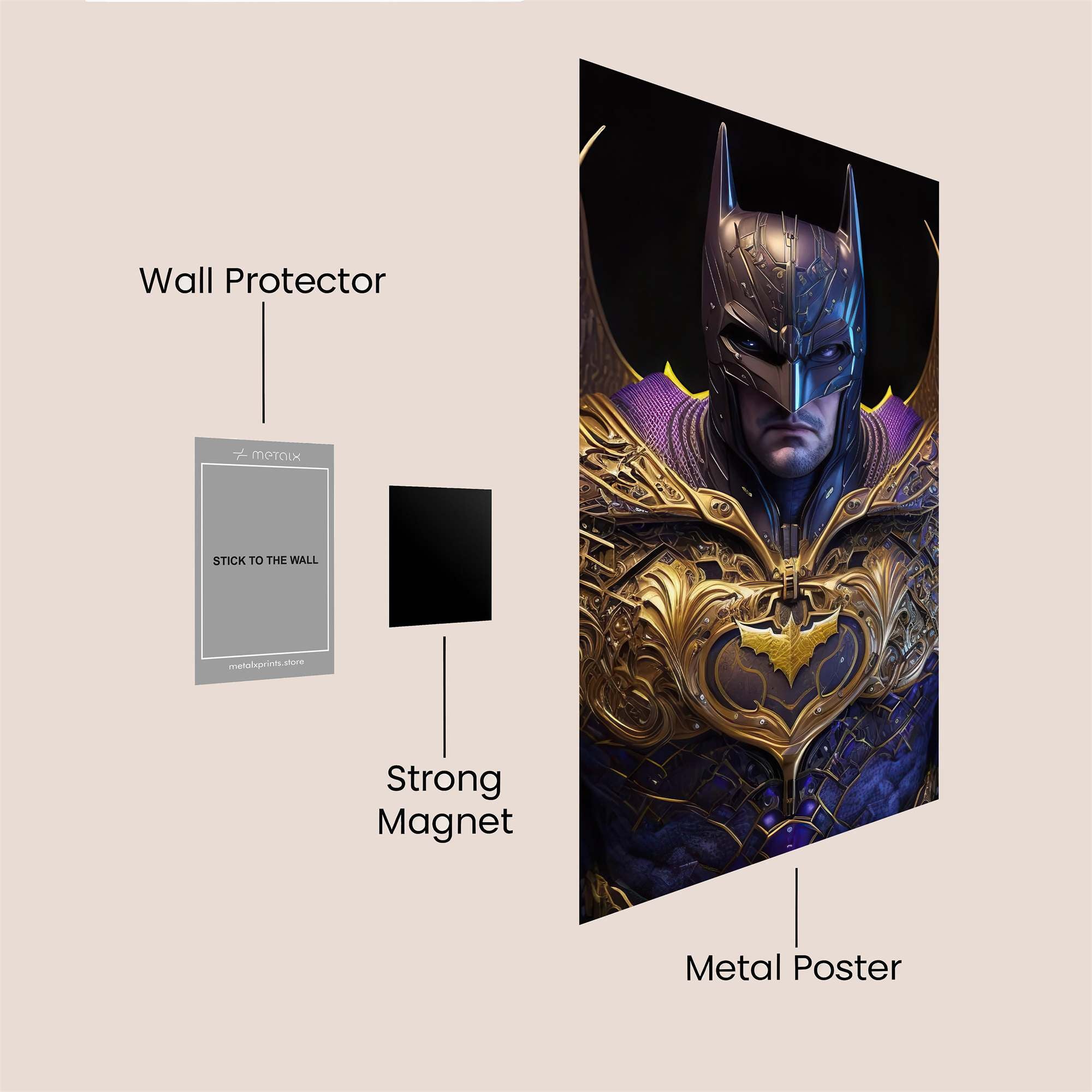 Batman Regal Safe Wall Magnetic / M