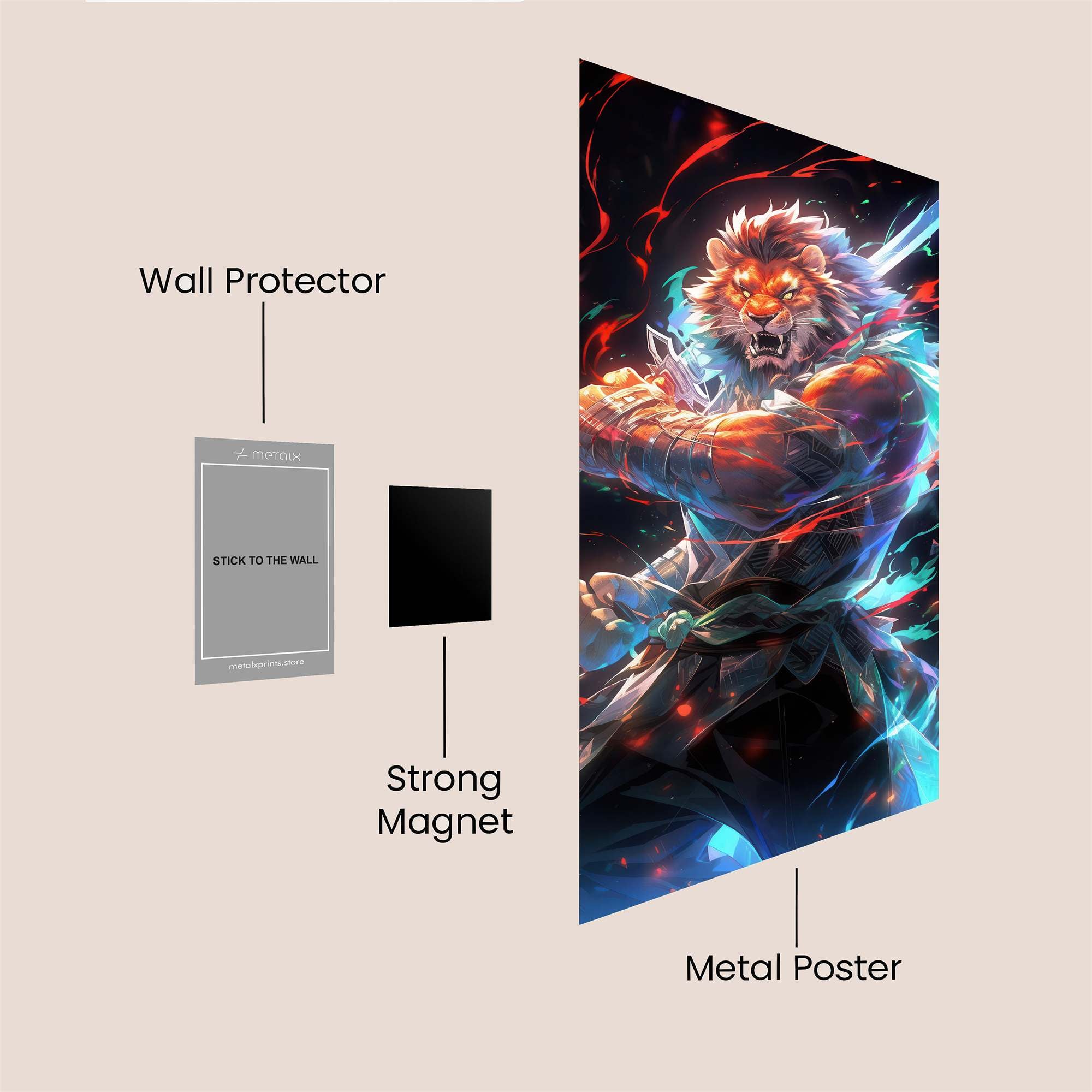 Lion Valor Safe Wall Magnetic / M