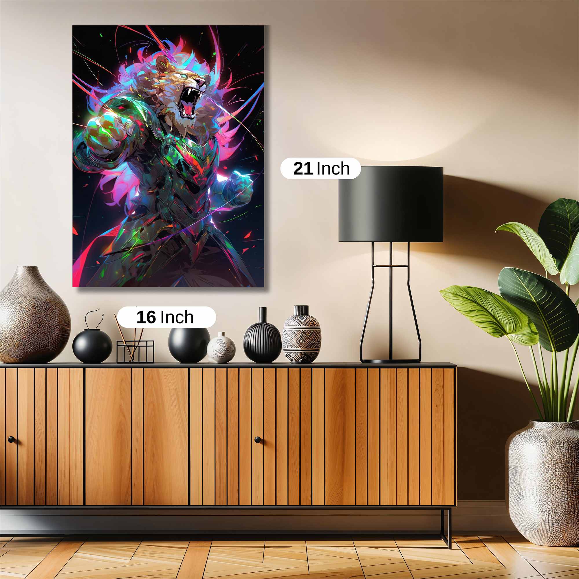 Lion Radiance Safe Wall Magnetic / M