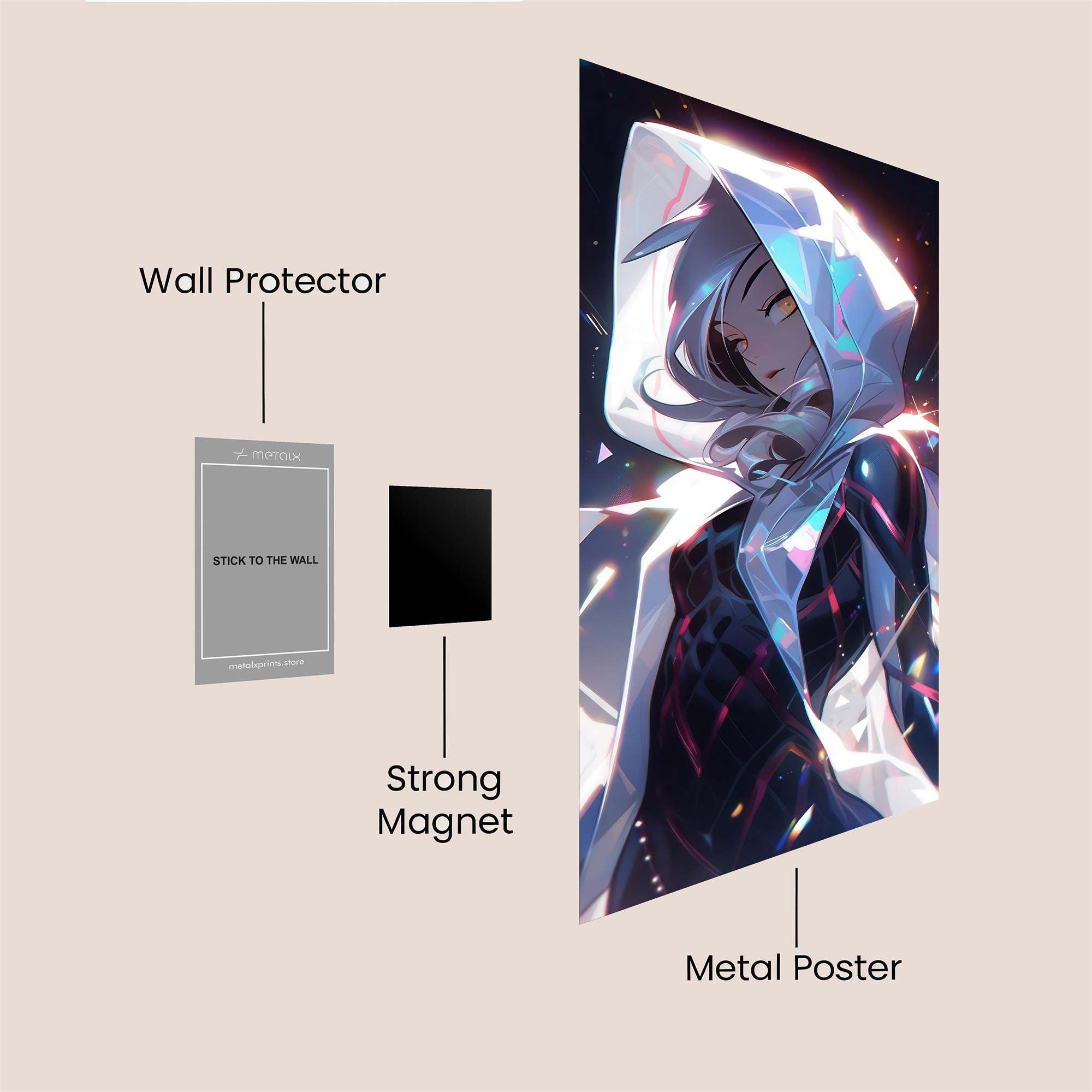 Spider Radiant Safe Wall Magnetic / M