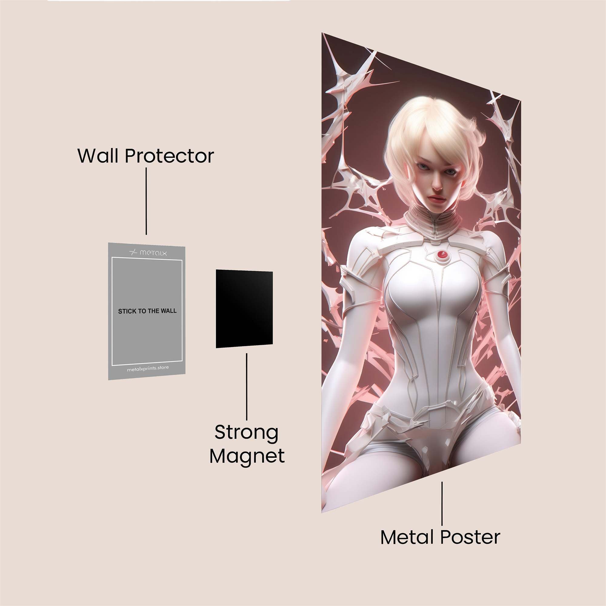 Cosmic Ensnare Safe Wall Magnetic / M