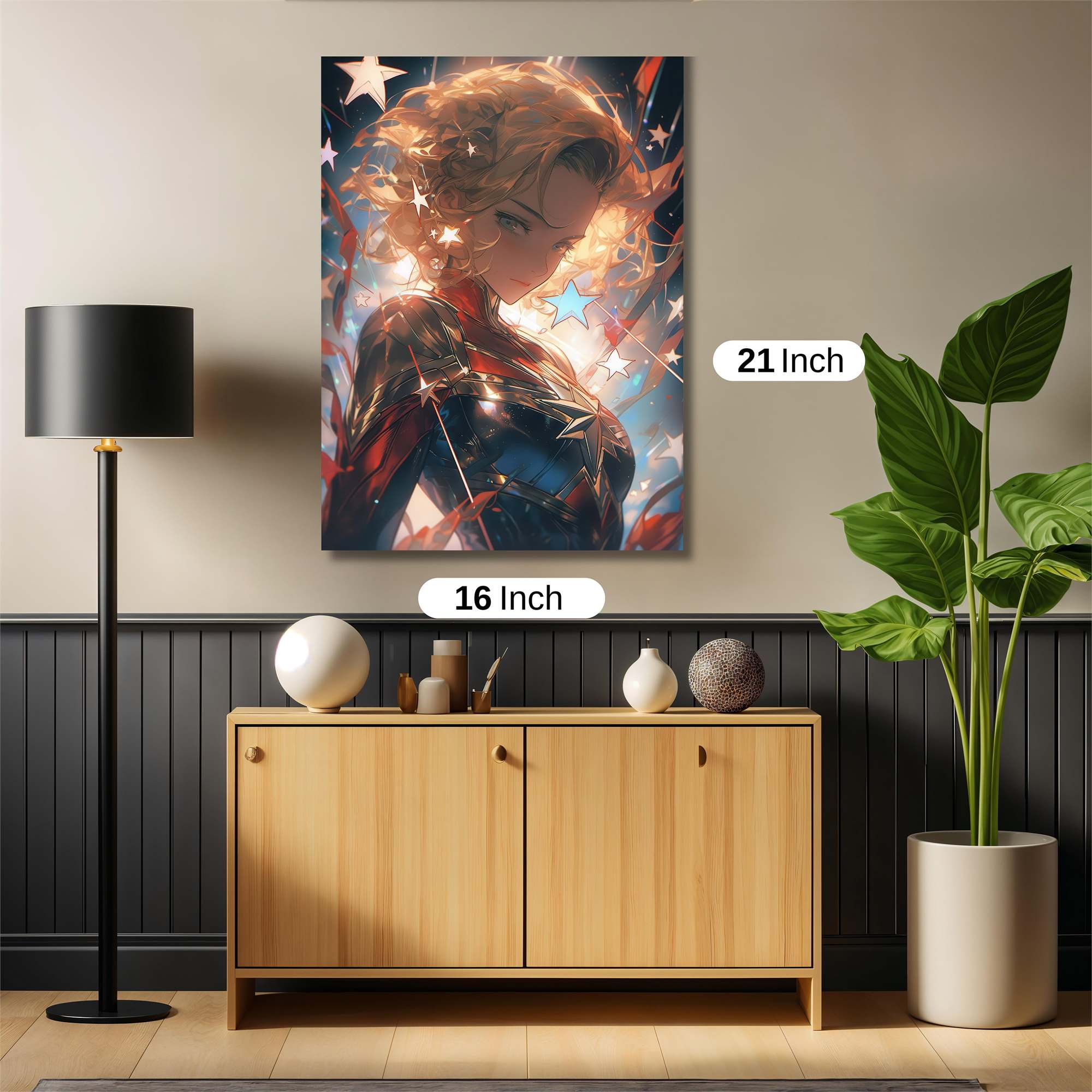 Captain Radiant Safe Wall Magnetic / M