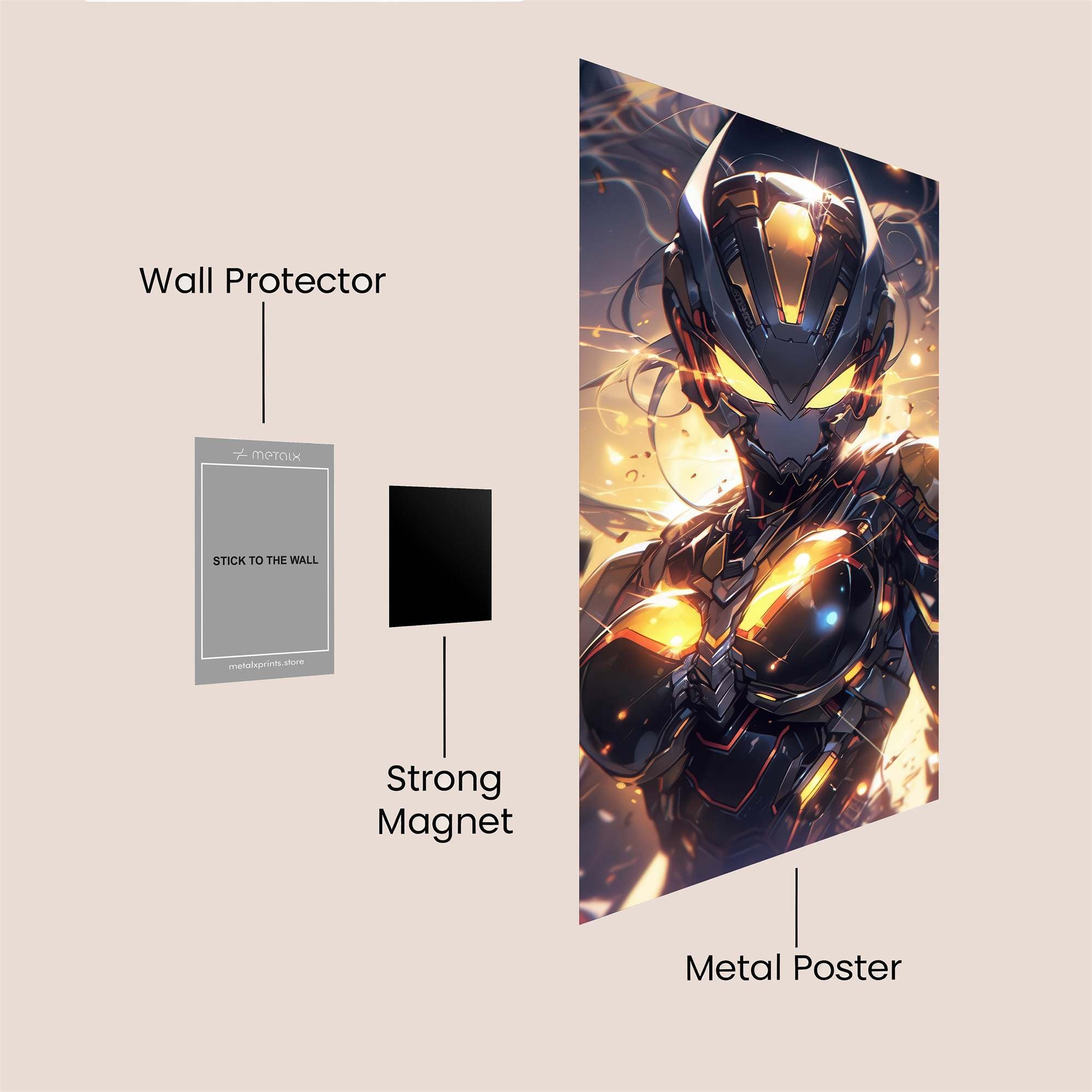 Zero Radiance Safe Wall Magnetic / M