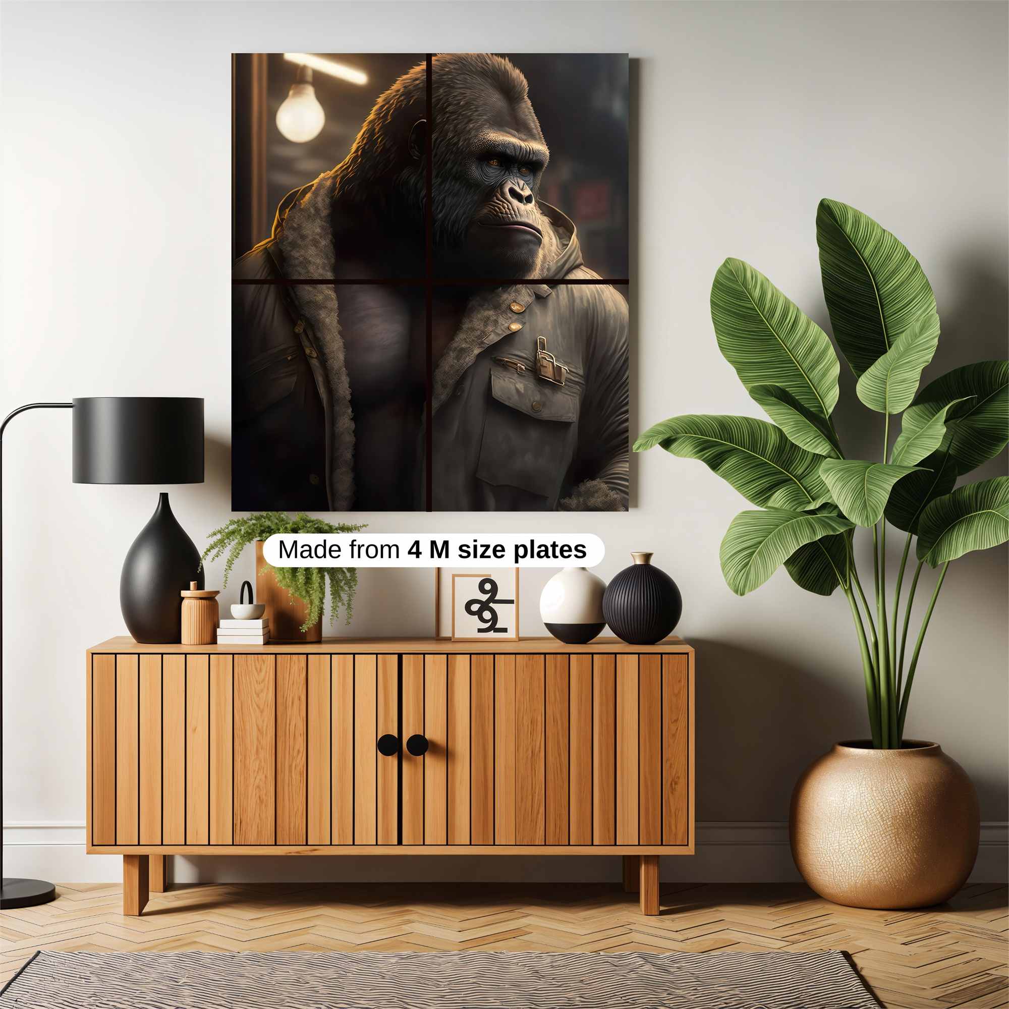 Gorilla Noir Safe Wall Magnetic / M