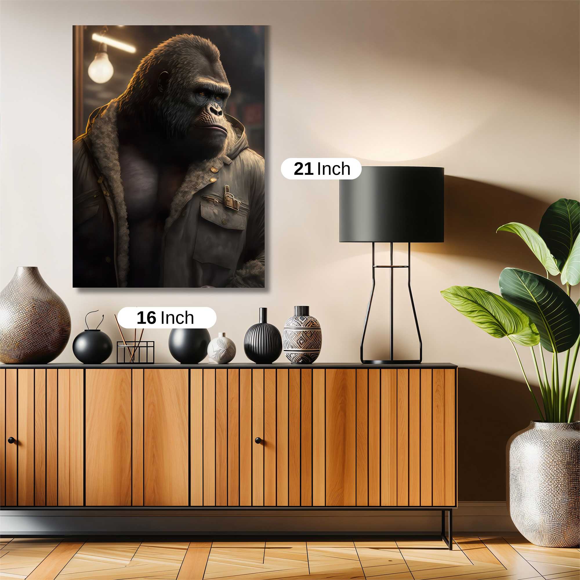 Gorilla Noir Safe Wall Magnetic / M