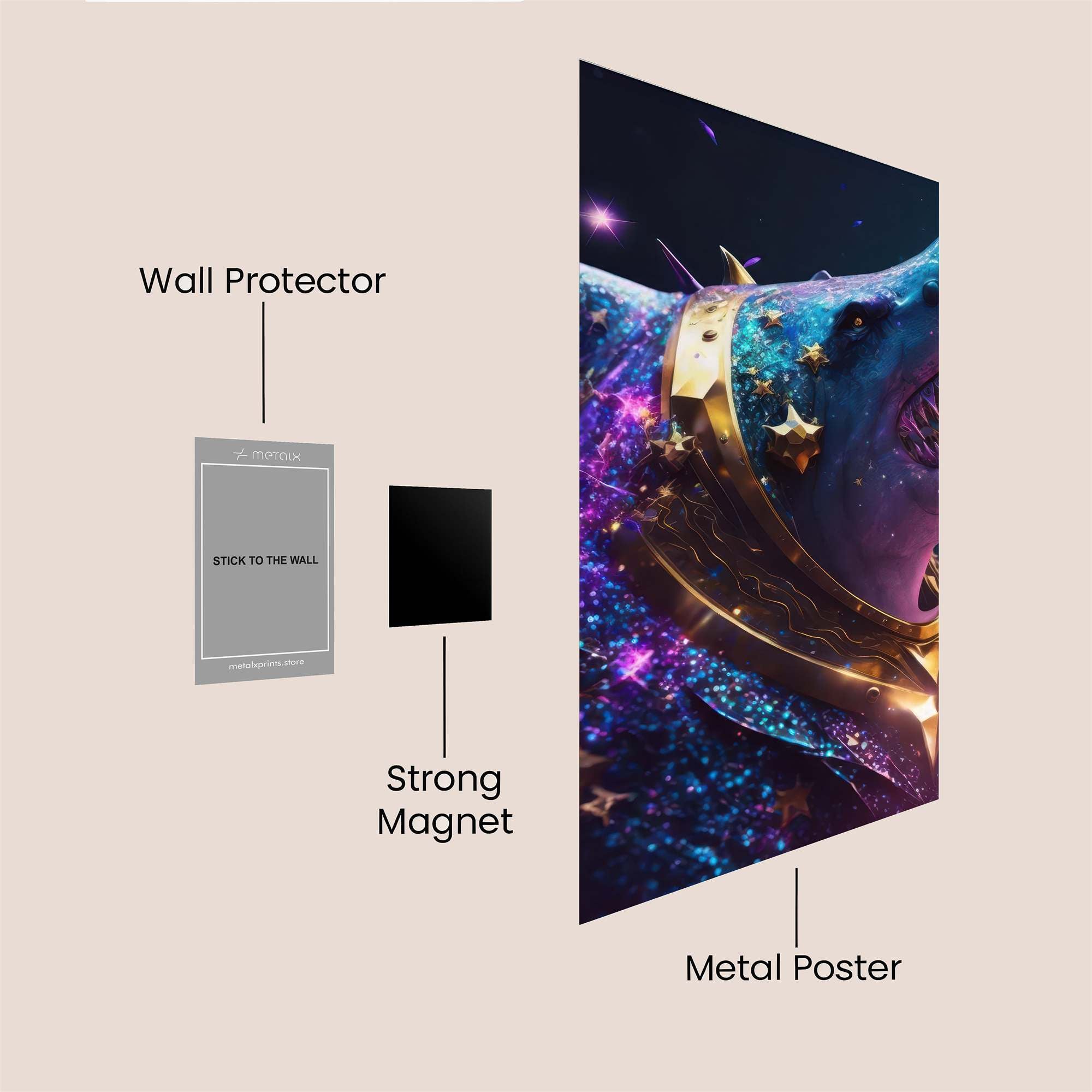 Galactic Guardian Safe Wall Magnetic / M