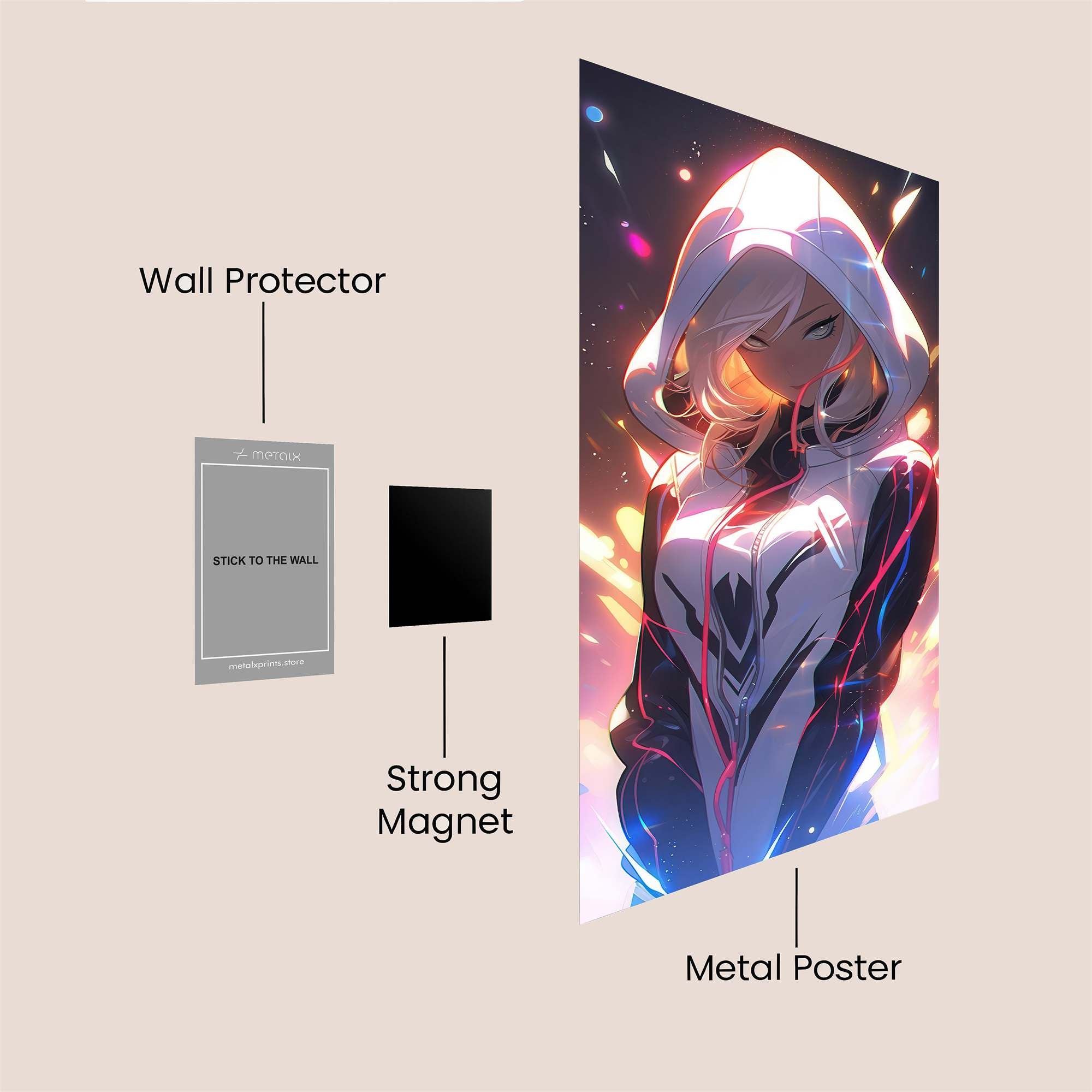 Gwen Radiant Safe Wall Magnetic / M