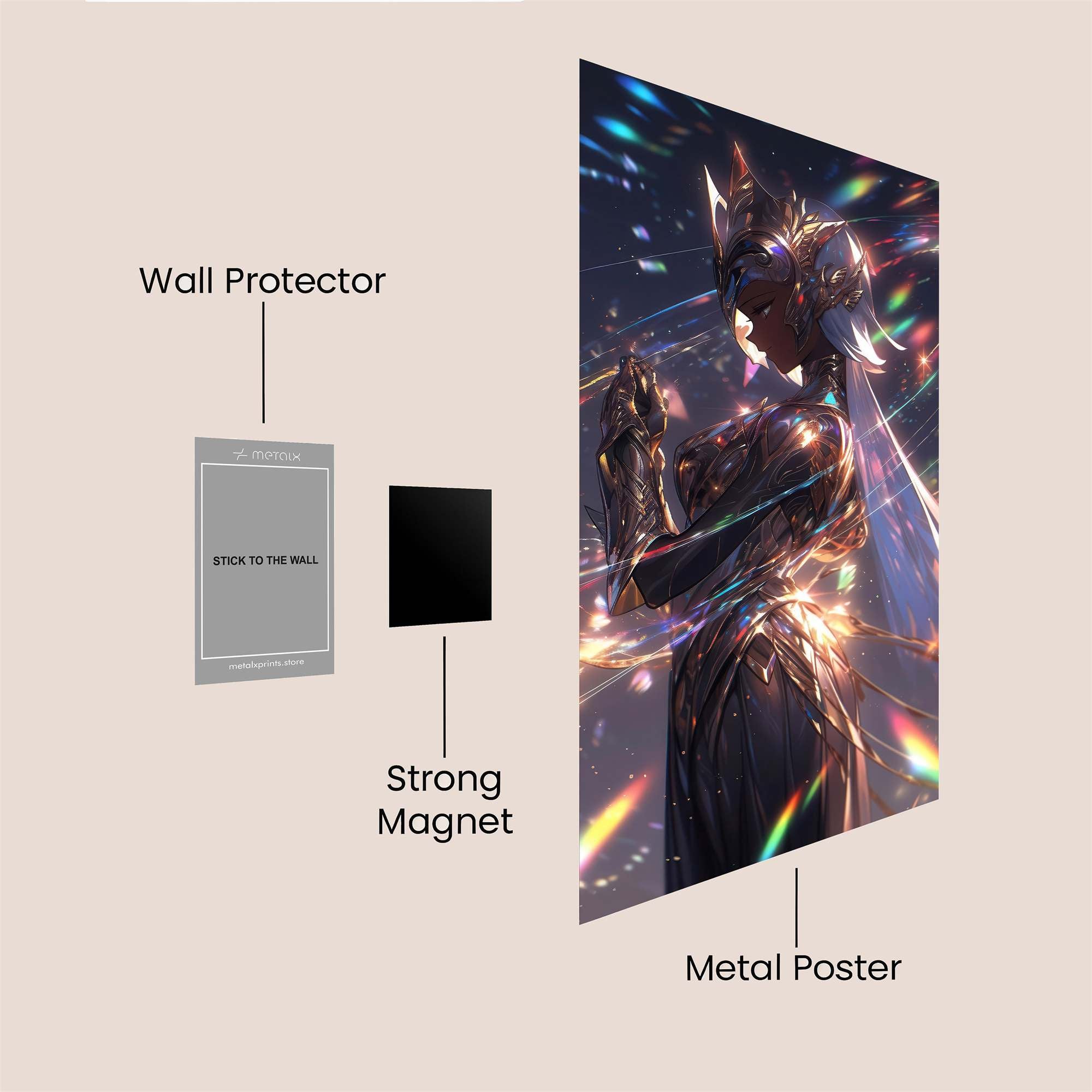 Luminous Serenity Safe Wall Magnetic / M
