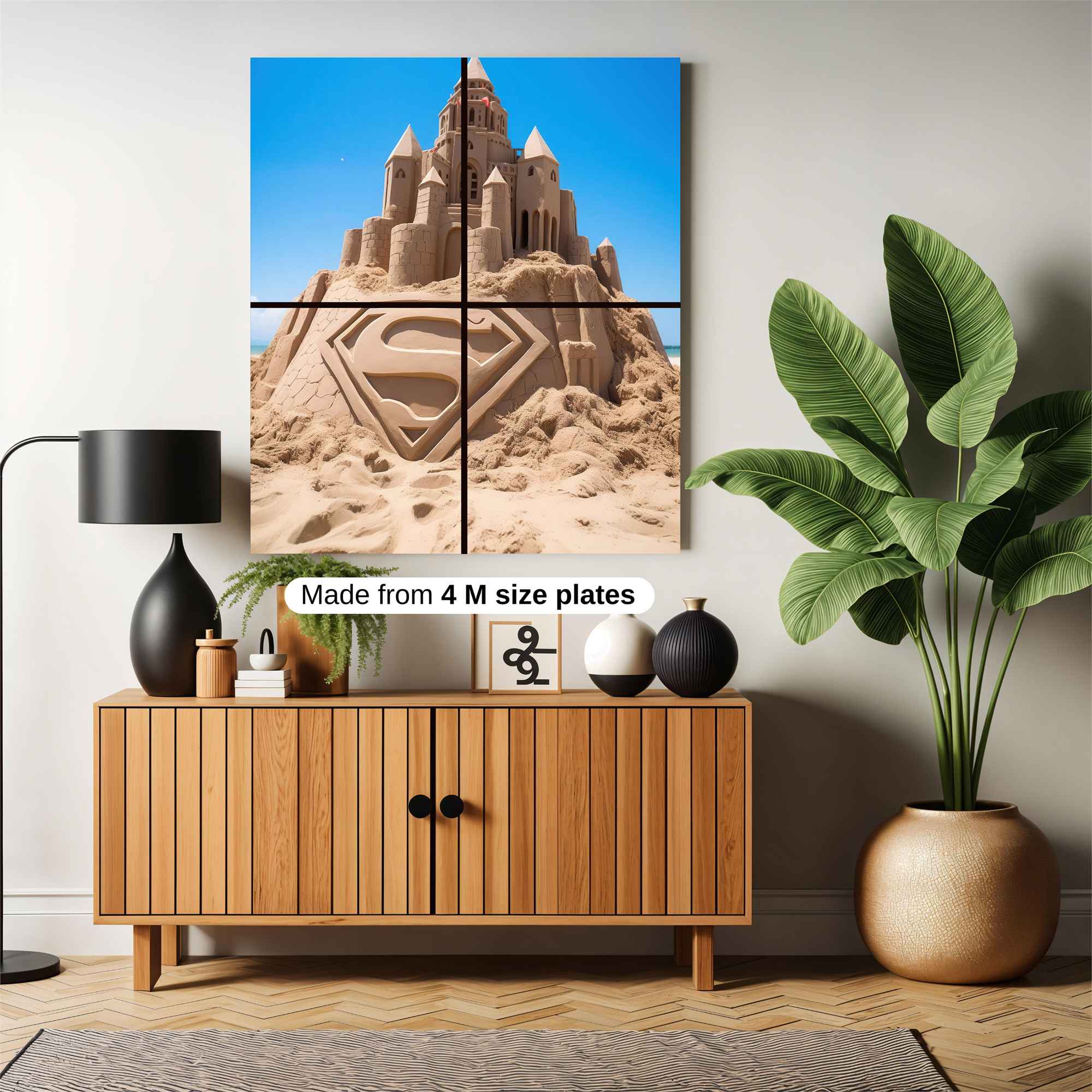 Superhero Castle Safe Wall Magnetic / M