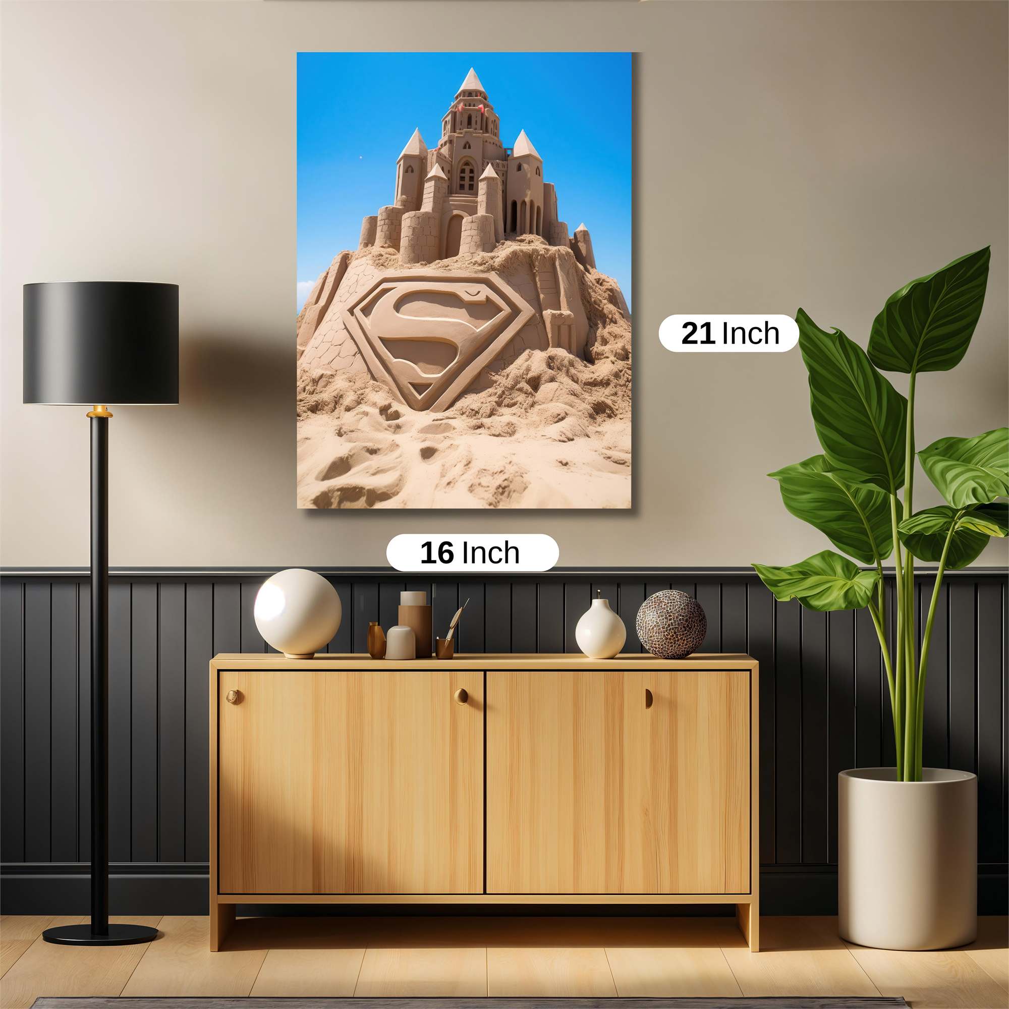 Superhero Castle Safe Wall Magnetic / M