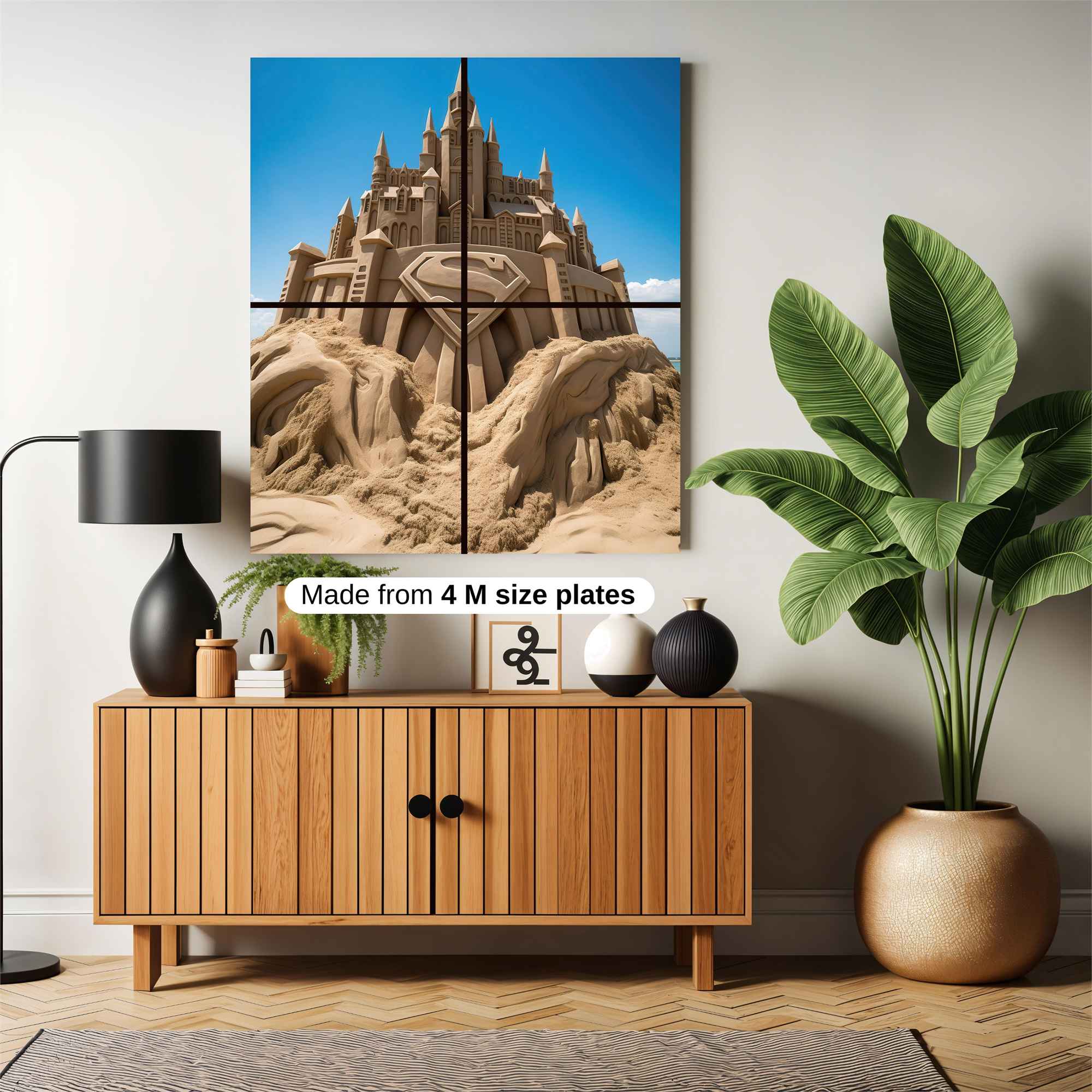 Superhero Castle Safe Wall Magnetic / M