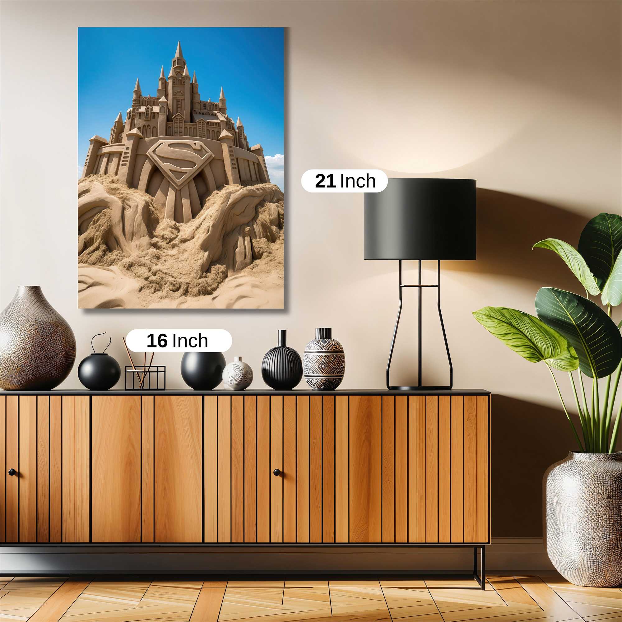 Superhero Castle Safe Wall Magnetic / M