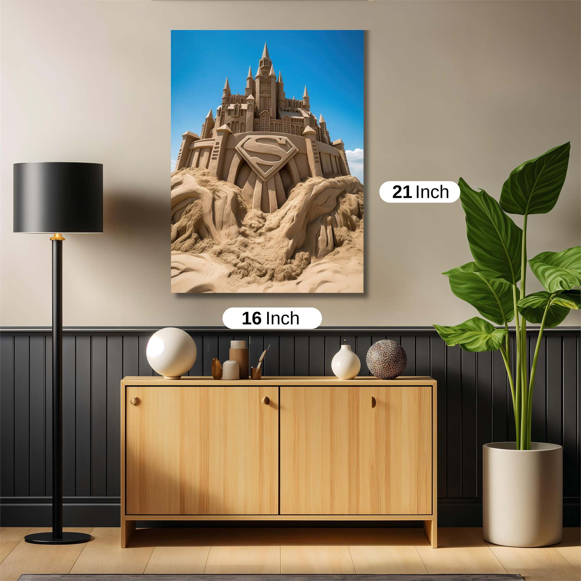 Superhero Castle Safe Wall Magnetic / M