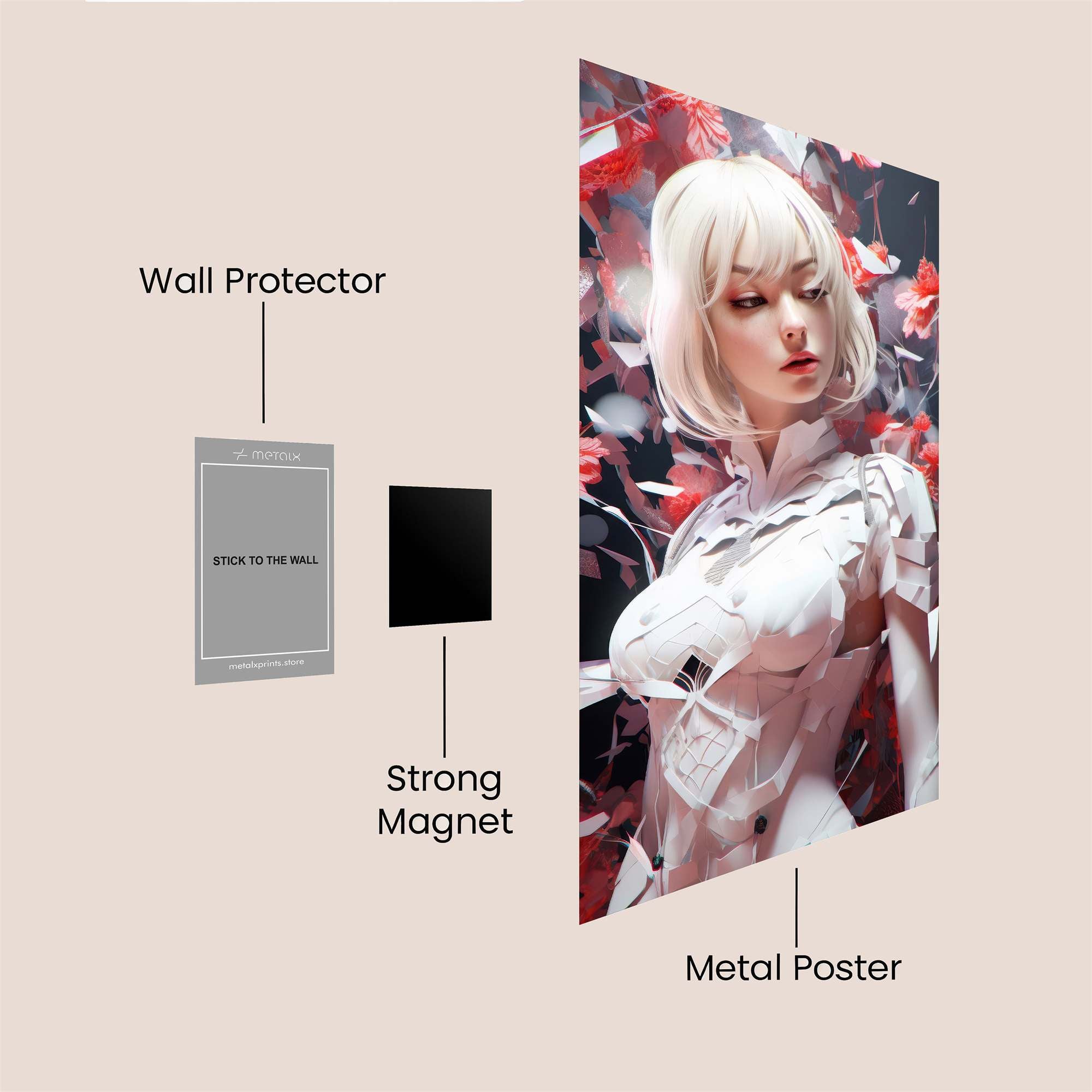 Paper Elegance Safe Wall Magnetic / M