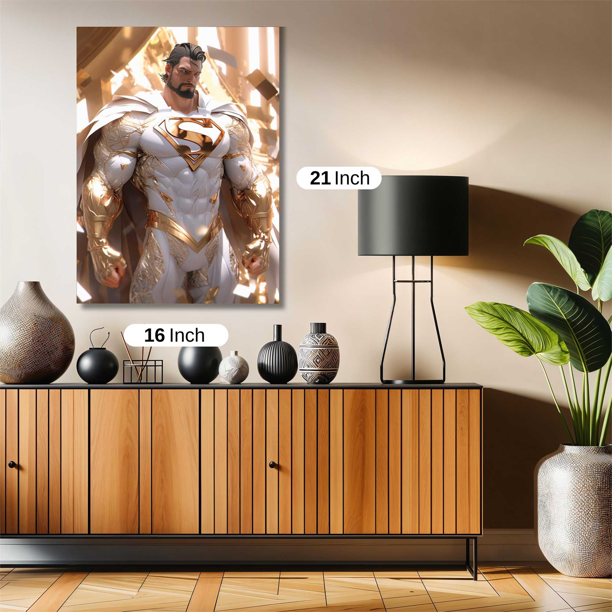 Superman Radiant Safe Wall Magnetic / M