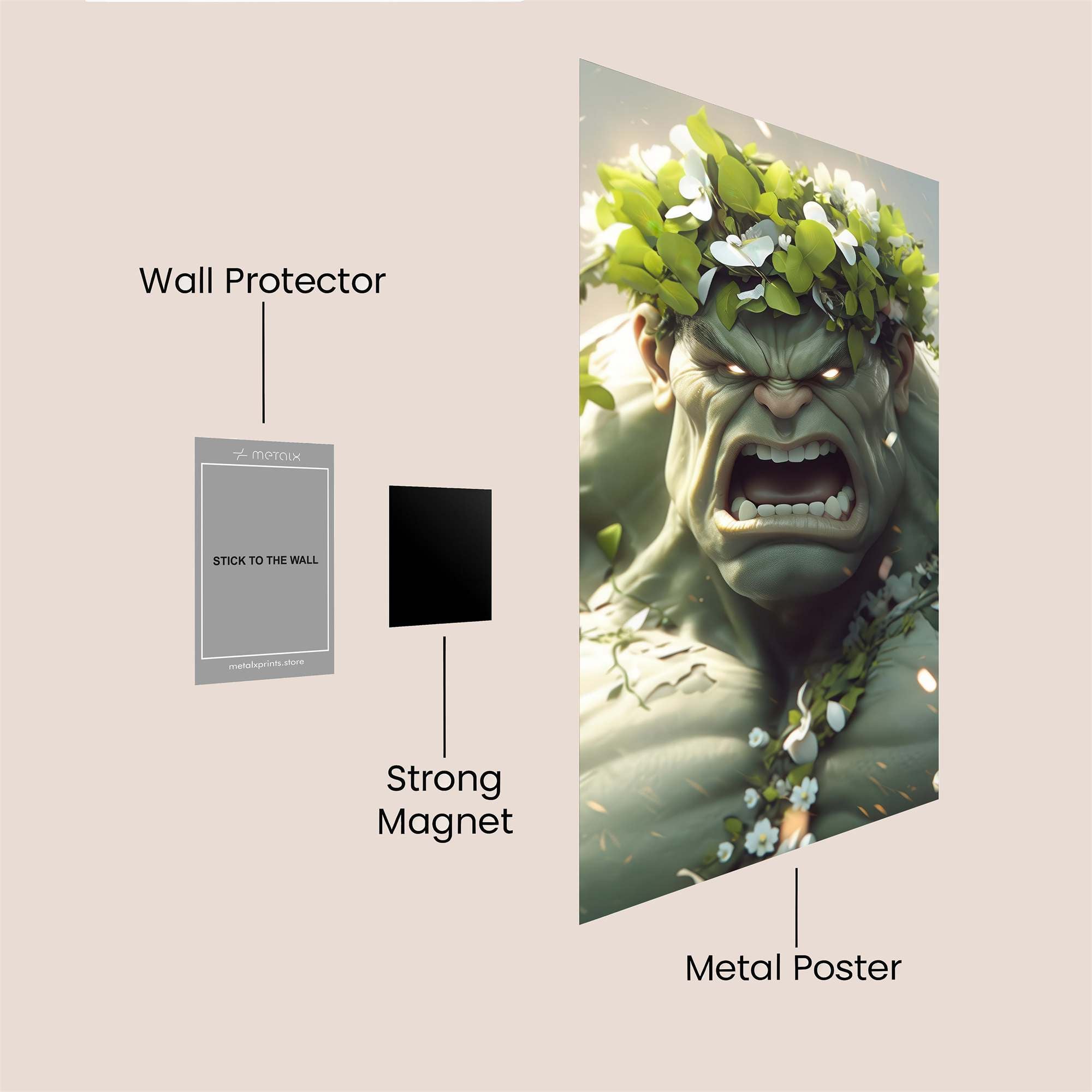 Hulk Serenity Safe Wall Magnetic / M